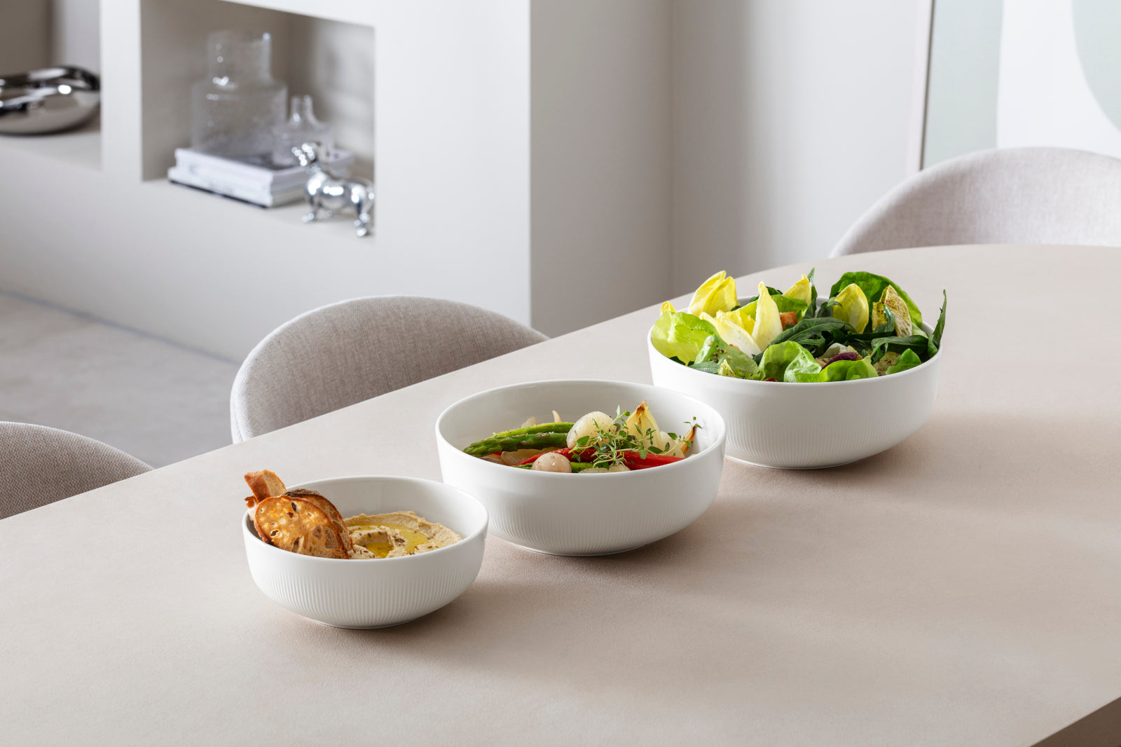 Villeroy & Boch Afina Schüssel weiß 24cm Lifestyle 2