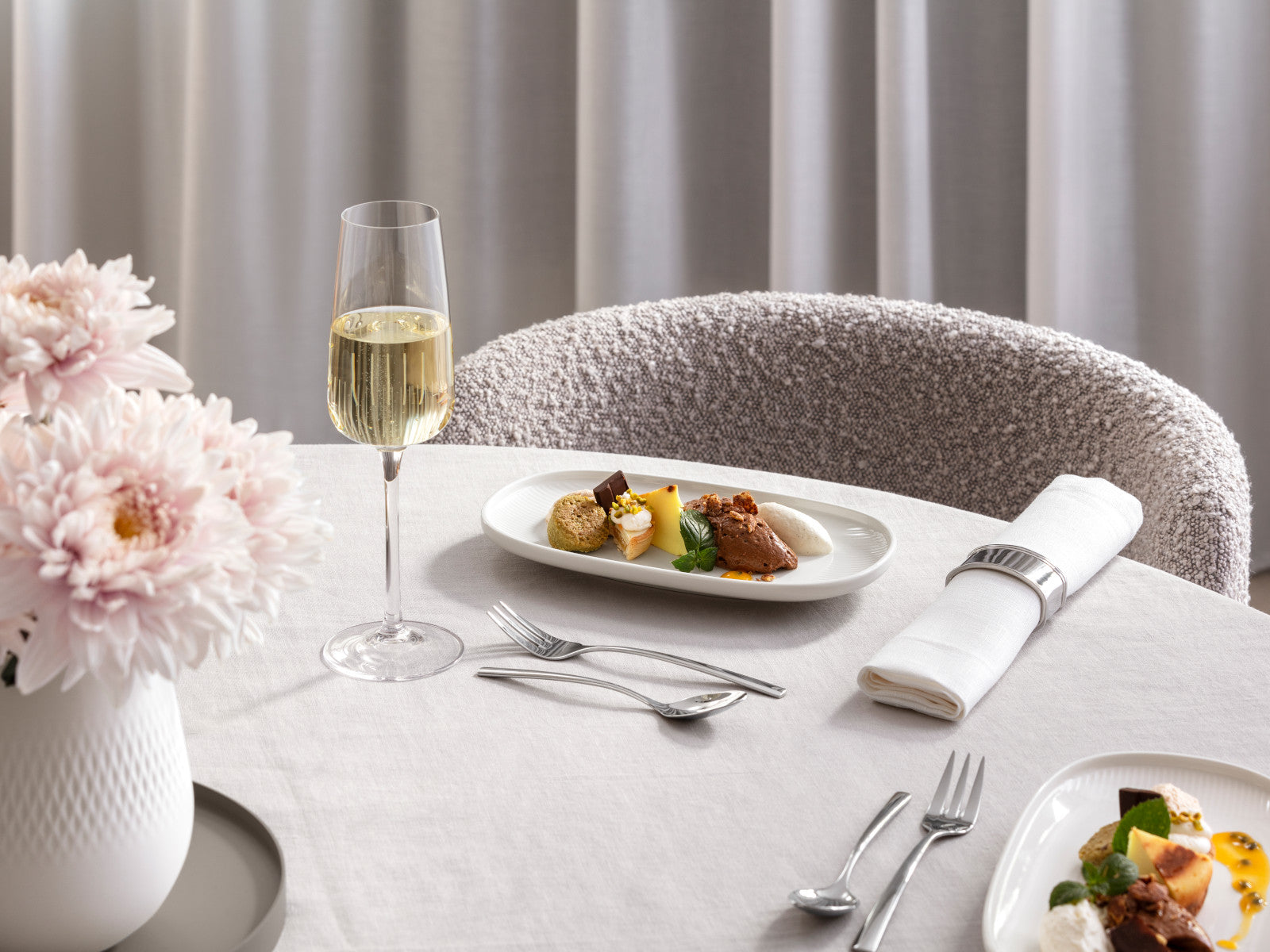 Villeroy & Boch Afina Sekt-/Champagnerglas 4tlg Lifestyle 2