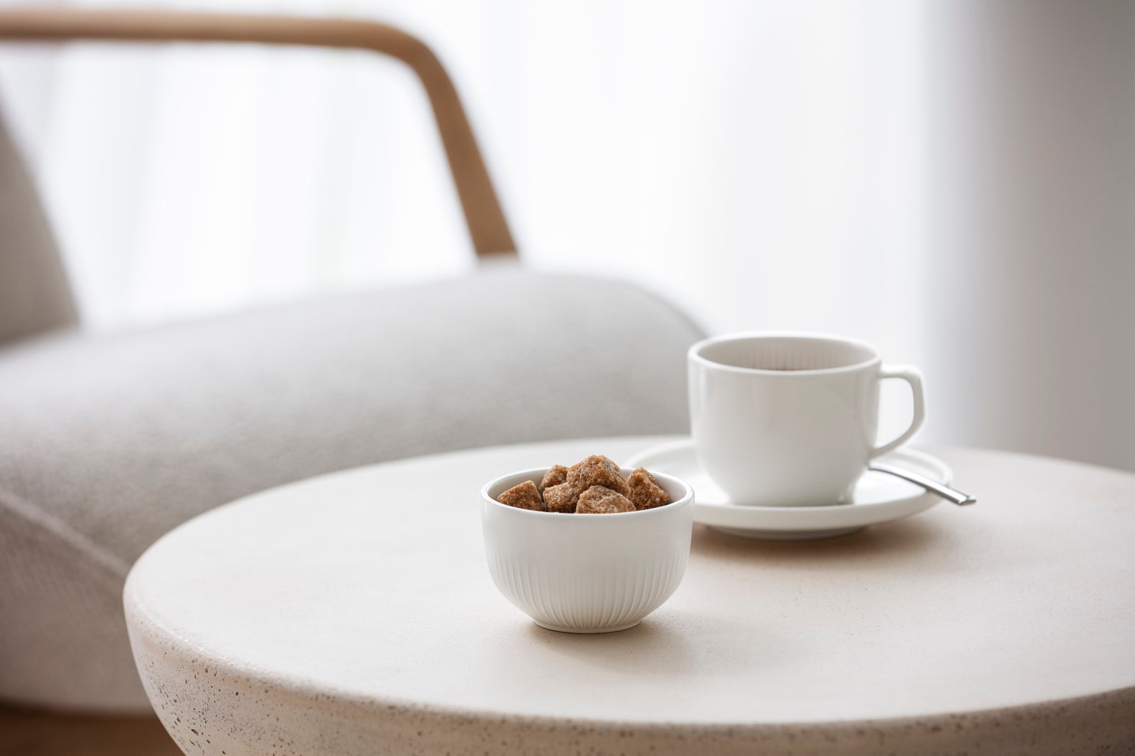 Villeroy & Boch Afina Kaffeeuntertasse weiß 14cm Lifestyle 3