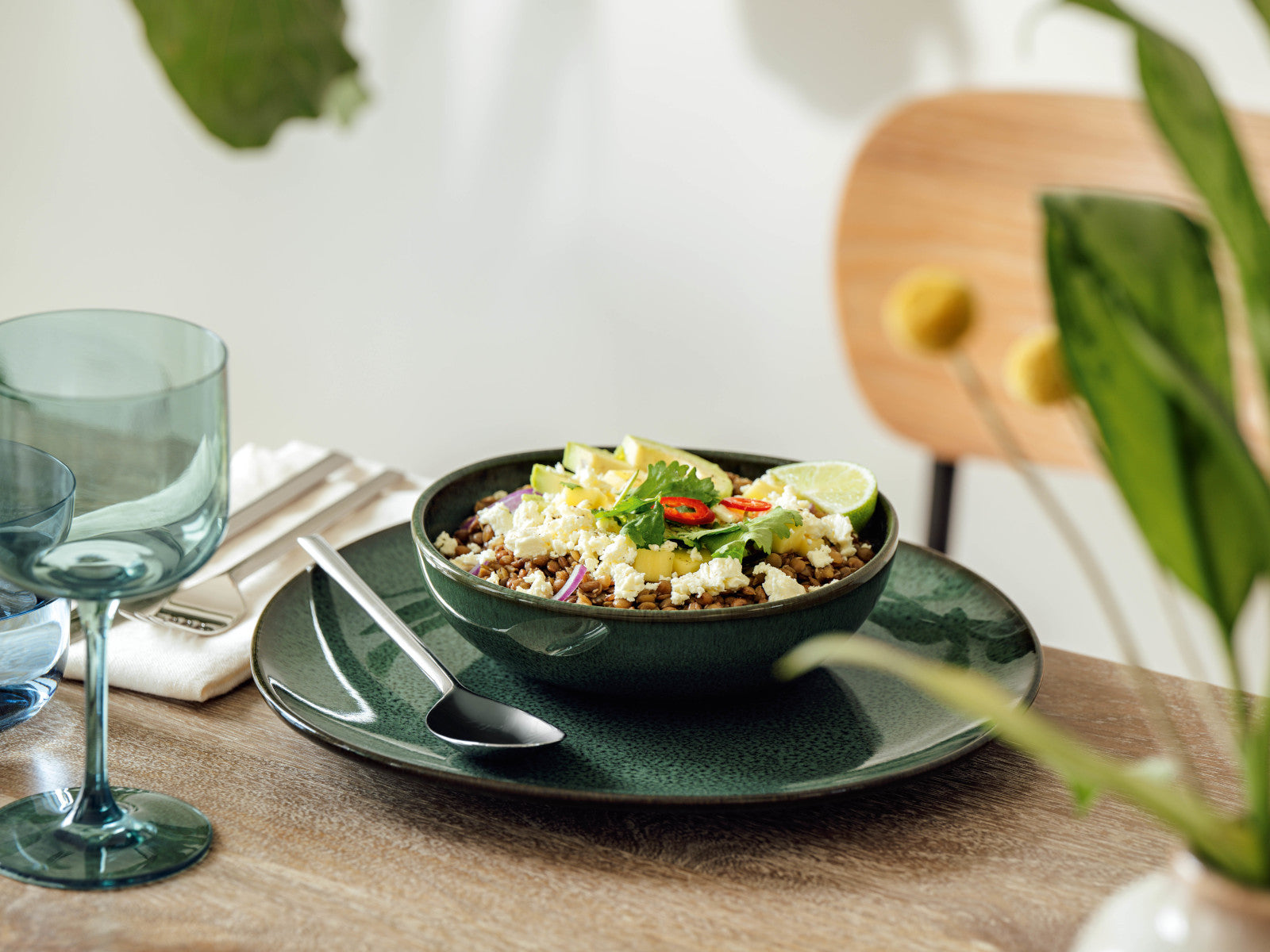 like Villeroy & Boch Lave vert Speiseteller 28cm Set6 Lifestyle