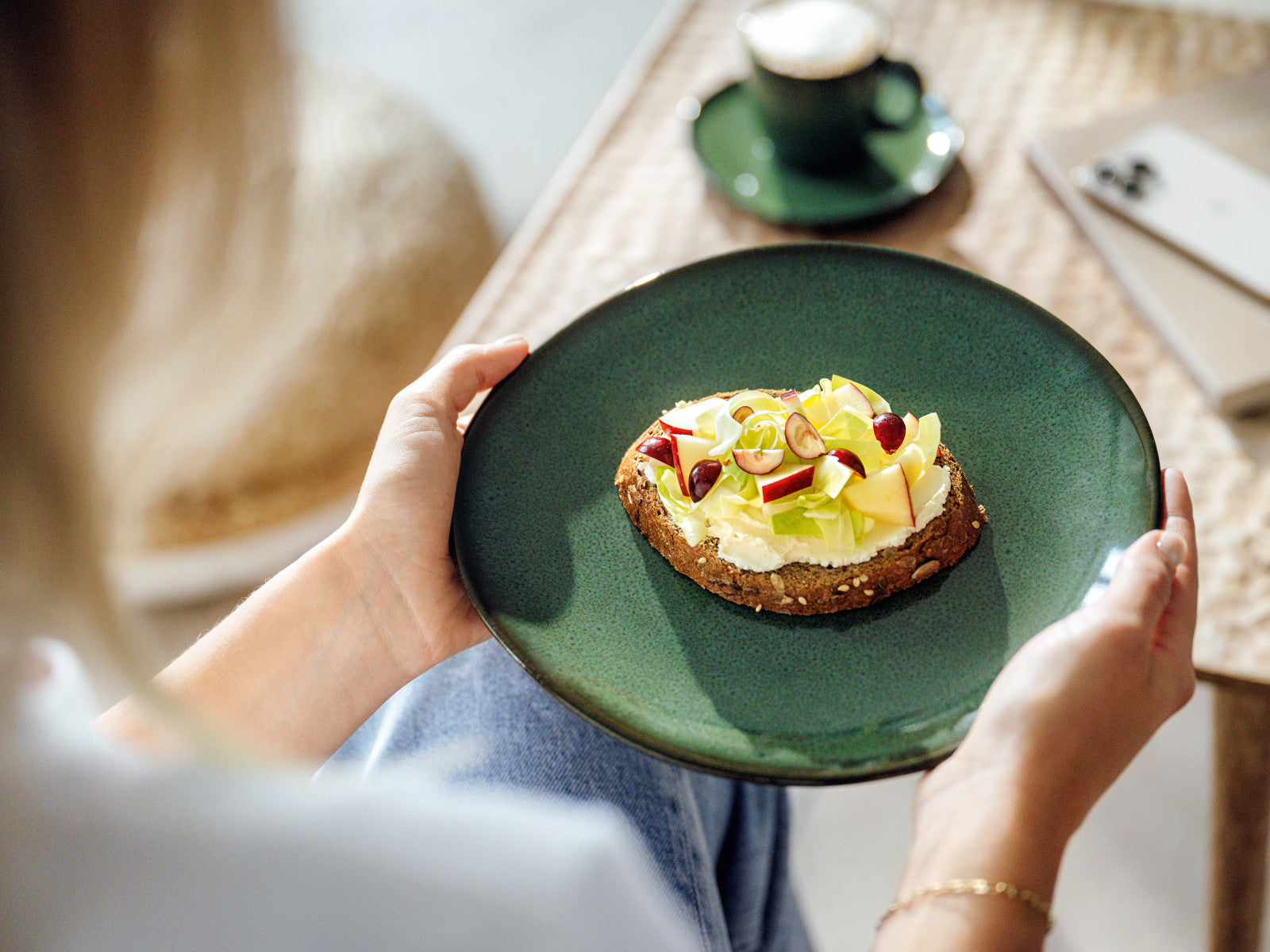 like Villeroy & Boch Lave vert Frühstücksteller 23cm Set6 Lifestyle