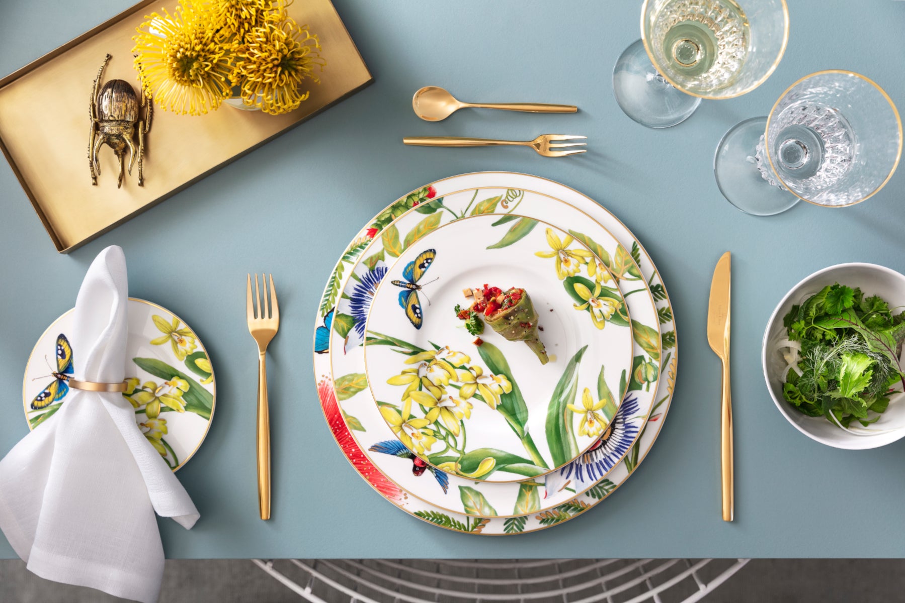 Villeroy & Boch Amazonia Anmut Frühstücksteller 22 cm Lifestyle 3