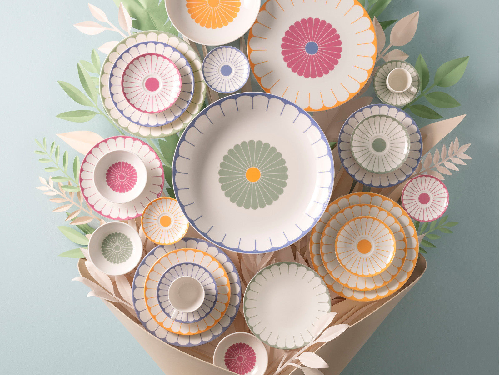 Villeroy & Boch Fleur cassis Pastaschale 24cm 0,62l Lifestyle1