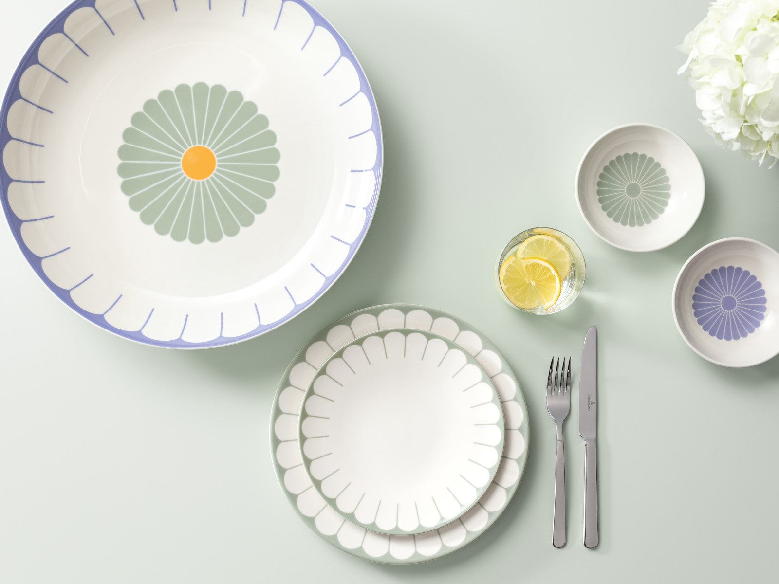 Villeroy & Boch Fleur couleur Salatschüssel 38cm 3,4l Lifestyle 2