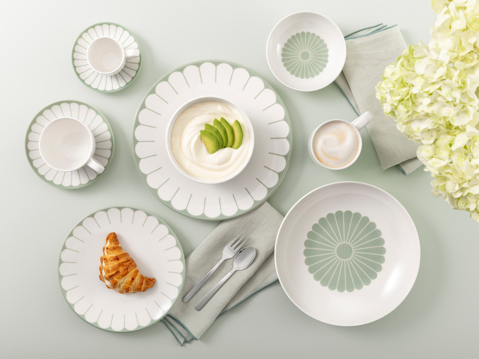 Villeroy & Boch Fleur vert Müslischale 14cm Lifestyle 4