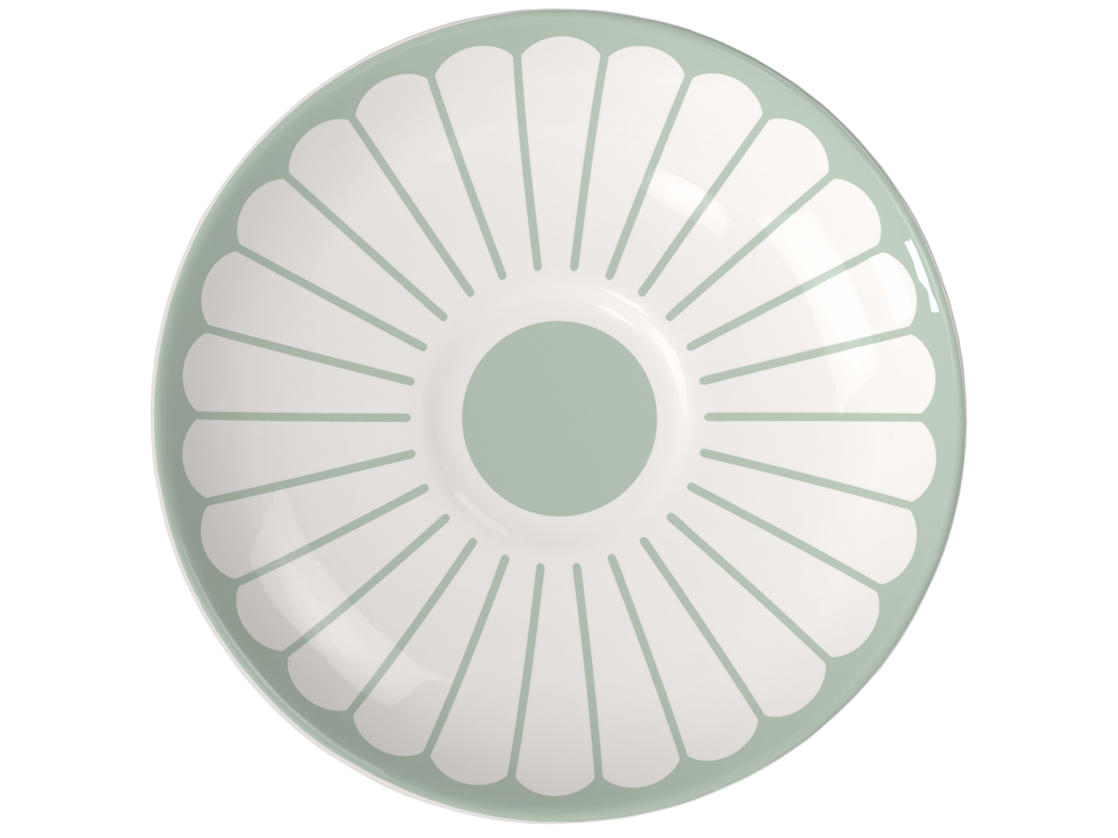 Villeroy & Boch Fleur vert Kaffee-Untertasse 15cm Freisteller 1