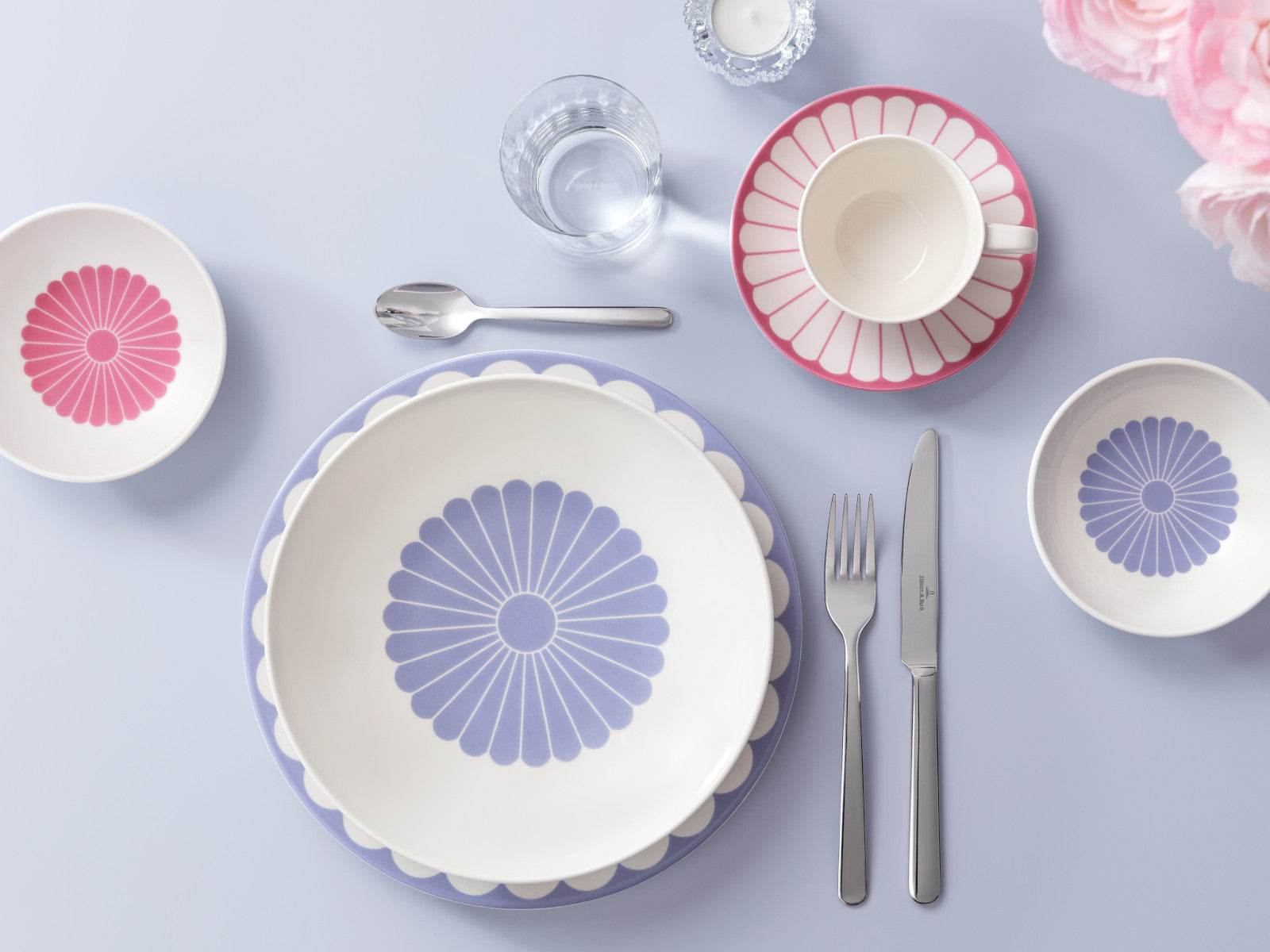 Villeroy & Boch Fleur bleu Frühstücks/Dessertteller 21cm Lifestyle 5