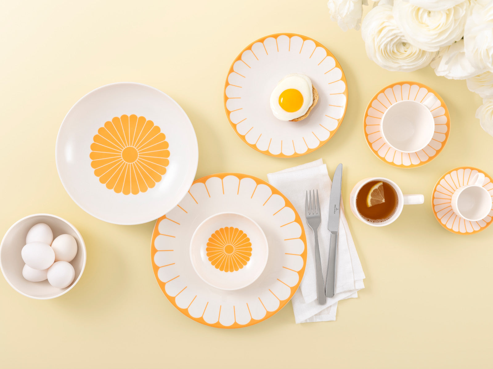 Villeroy & Boch Fleur soleil Pastaschale 24cm Lifestyle 2