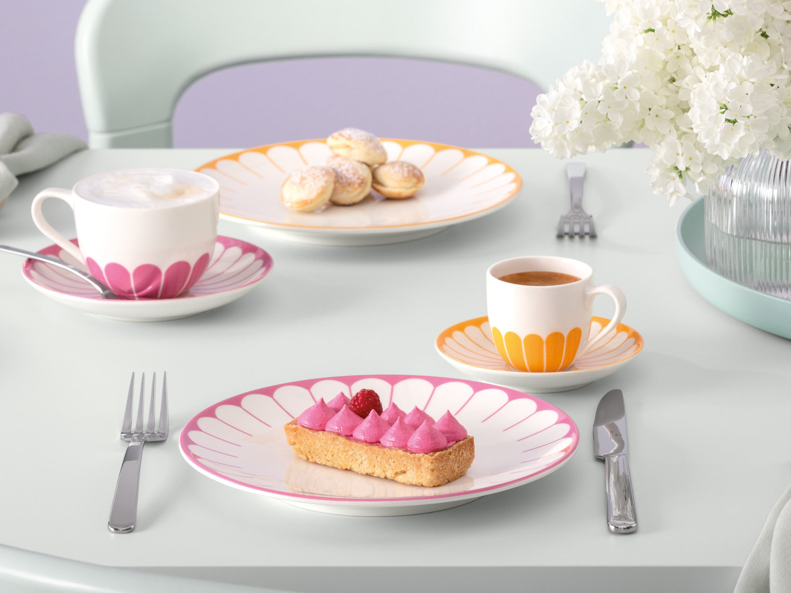 Villeroy & Boch Fleur cassis Frühstück/Dessertteller 21cm Lifestyle 2