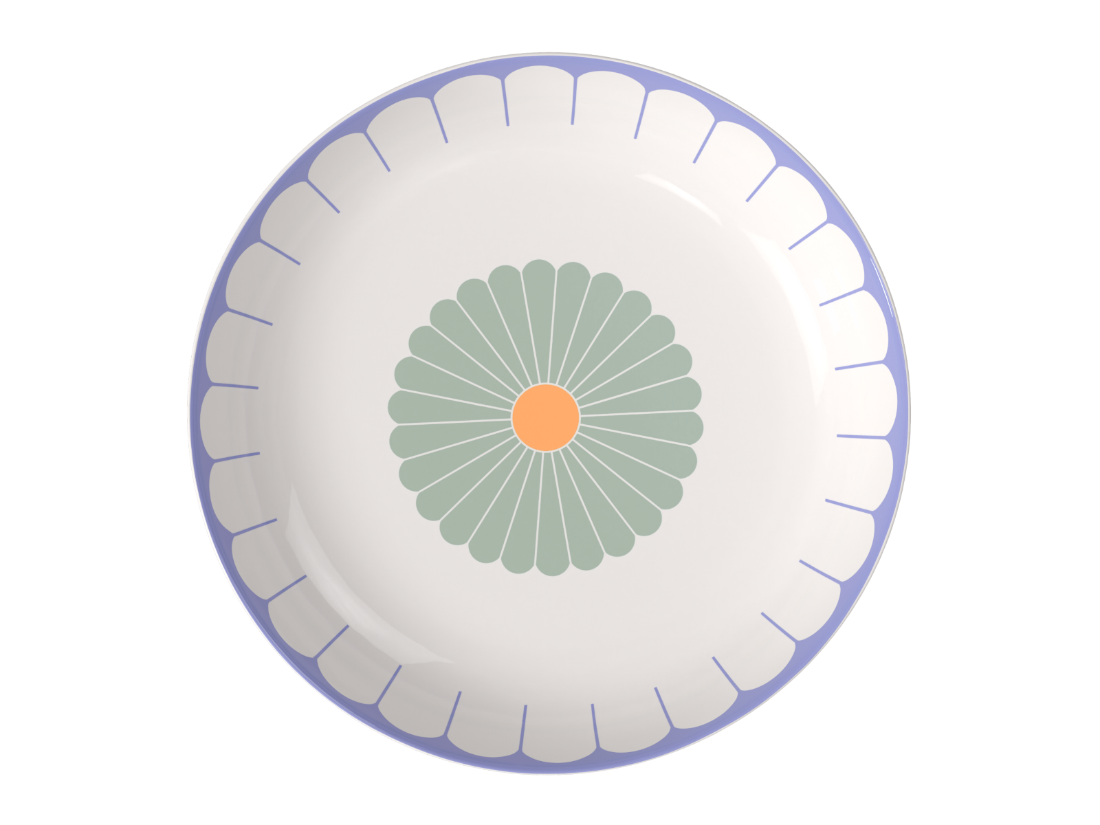 Villeroy & Boch Fleur couleur Salatschüssel 38cm 3,4l Freisteller 2