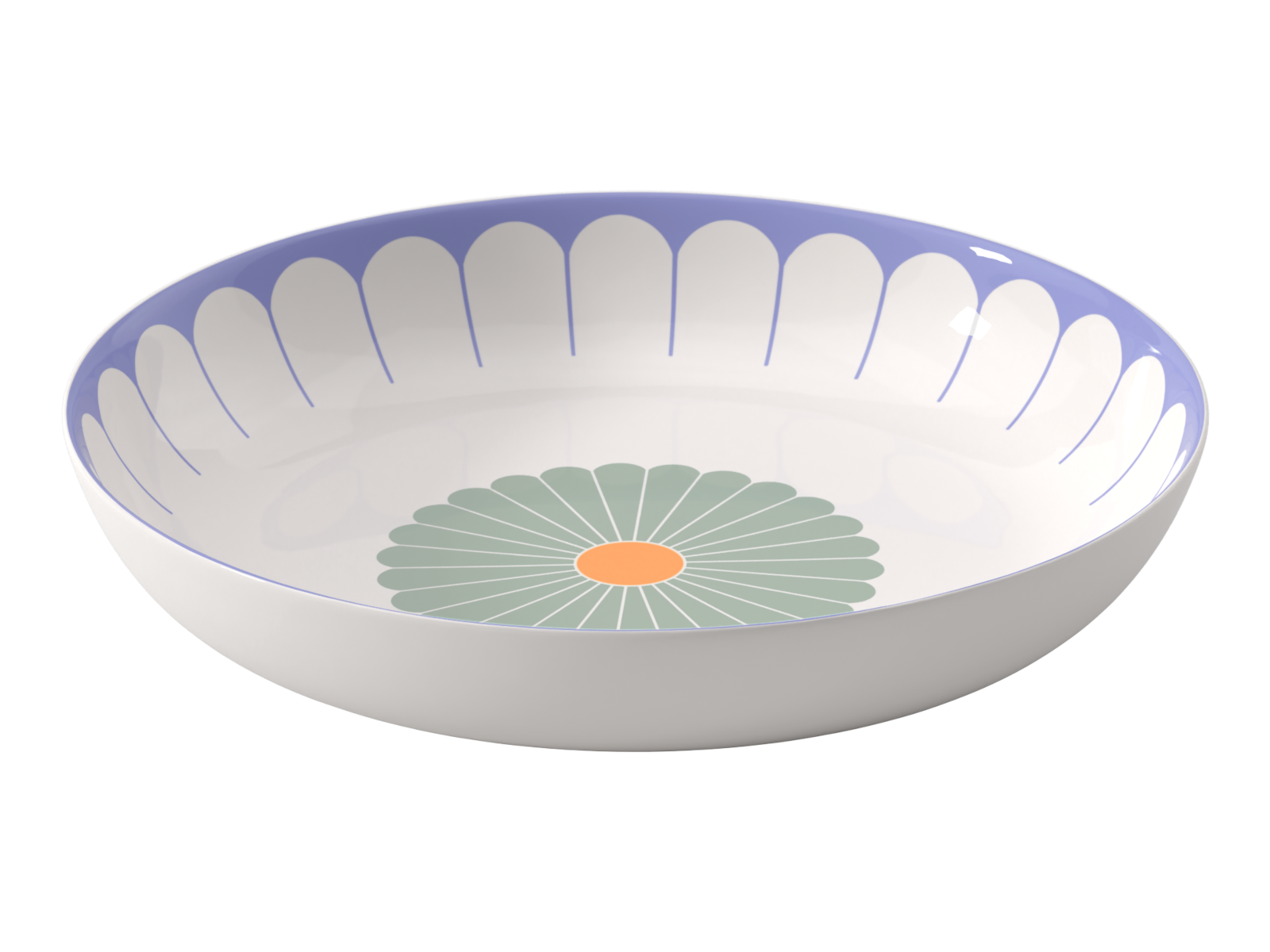 Villeroy & Boch Fleur couleur Salatschüssel 38cm 3,4l Freisteller 1