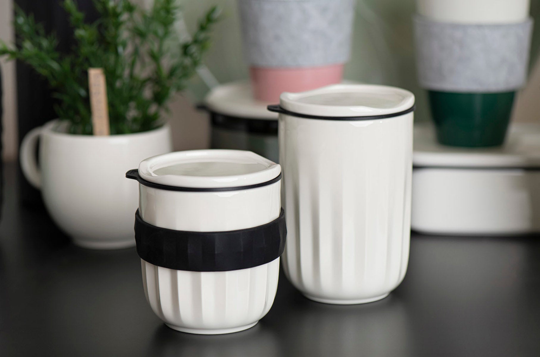 Villeroy & Boch To Go & To Stay Becher mit Deckel S weiss 0,32 l Lifestyle 4