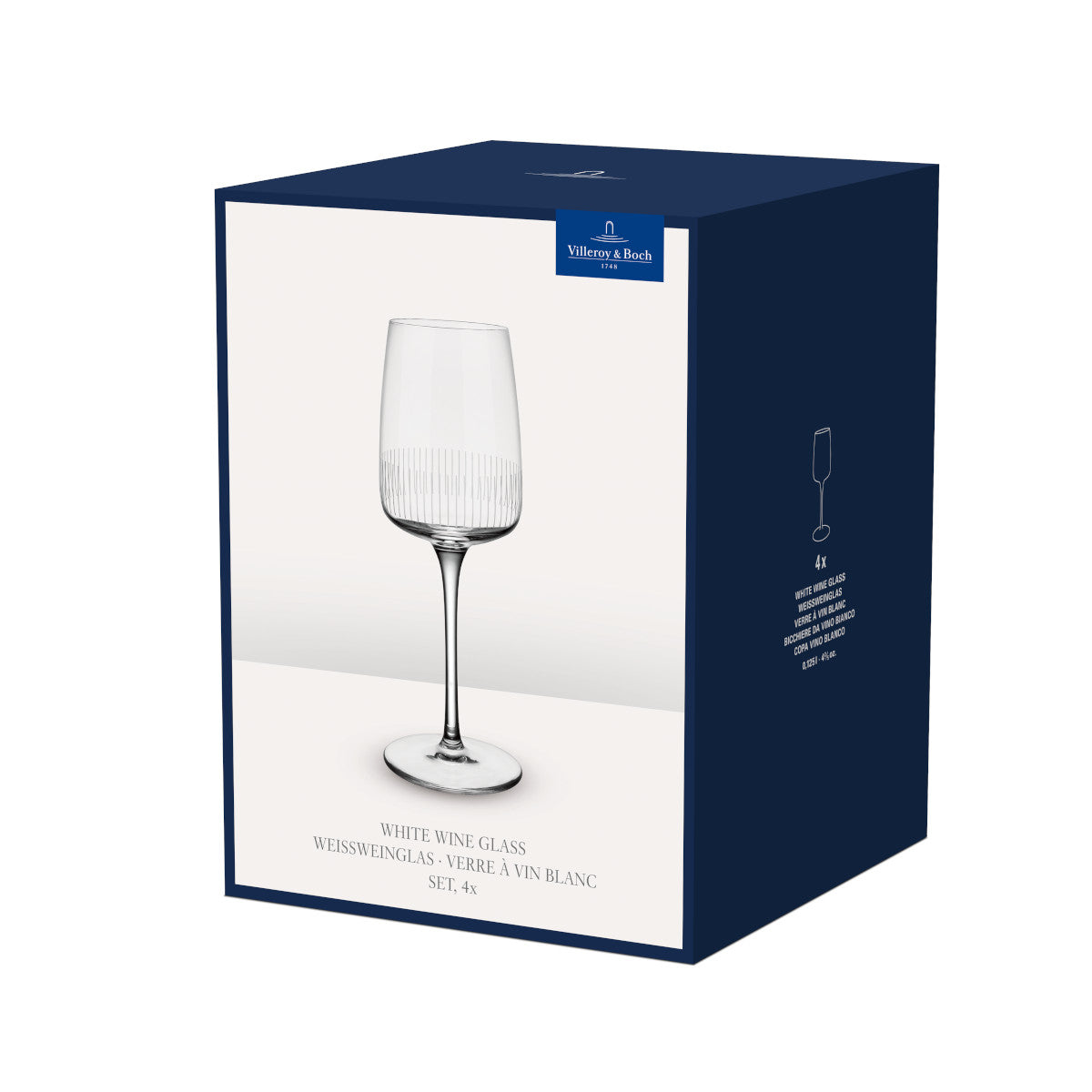 Villeroy & Boch Afina Weissweinglas, Set 4tlg Freisteller 2