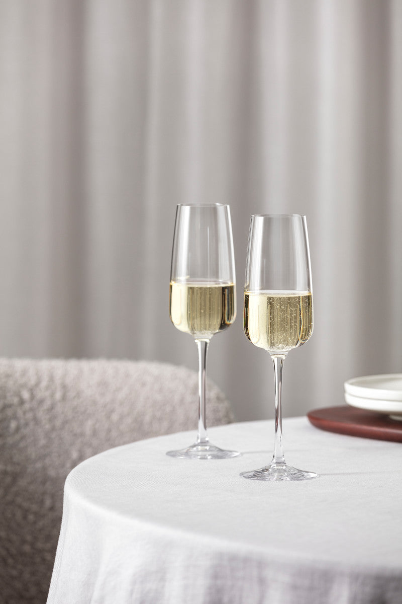 Villeroy & Boch Afina Sekt-/Champagnerglas 4tlg Lifestyle 1