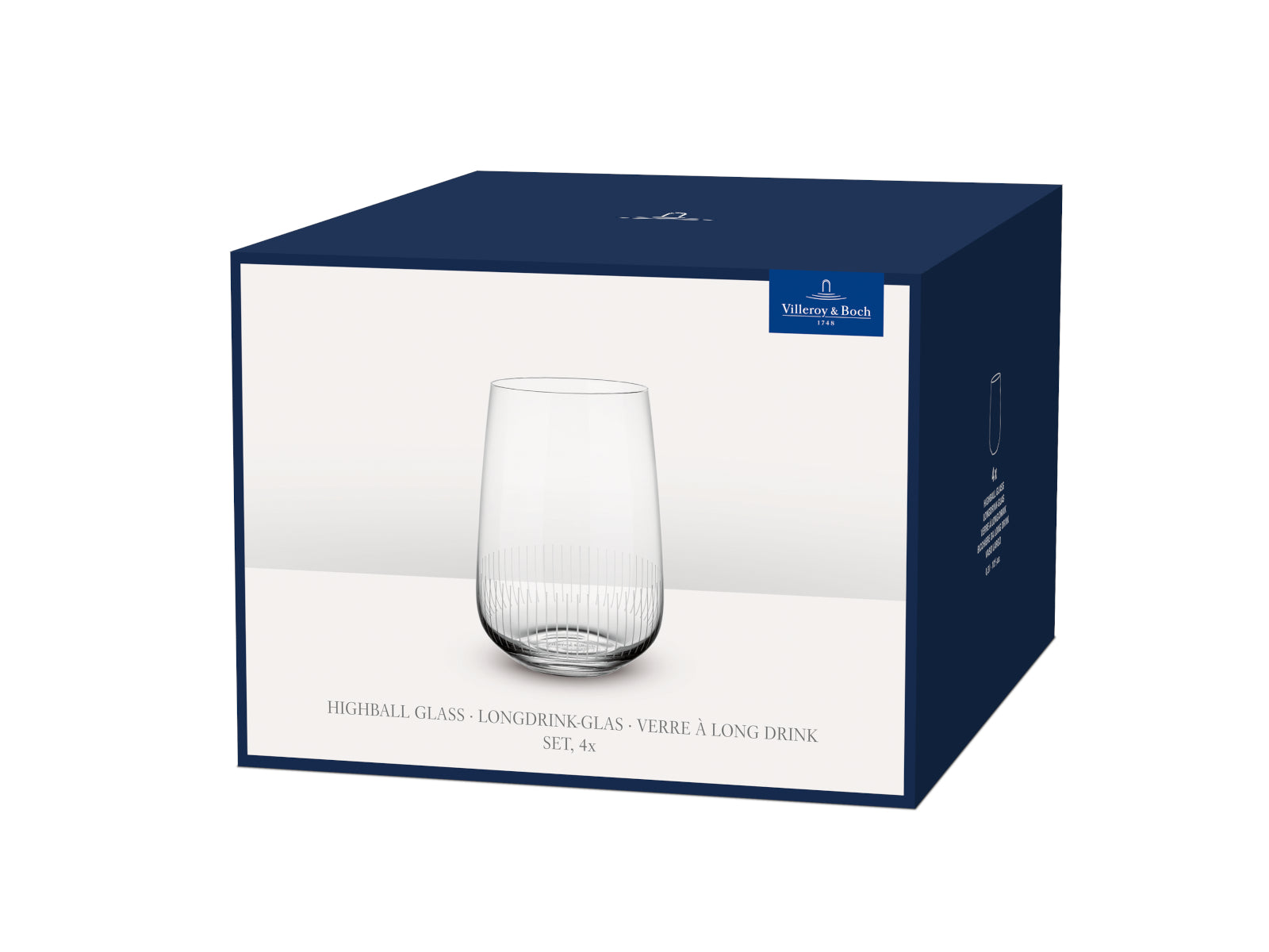 Villeroy & Boch Afina Longdrink-Glas, Set 4tlg Freisteller 2