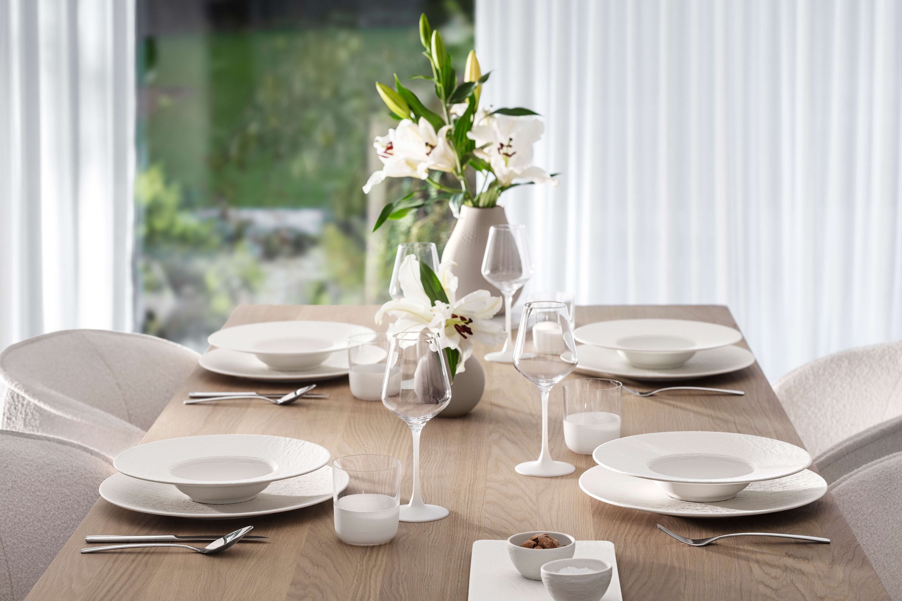Villeroy & Boch Manufacture Rock blanc Starterset 36tlg