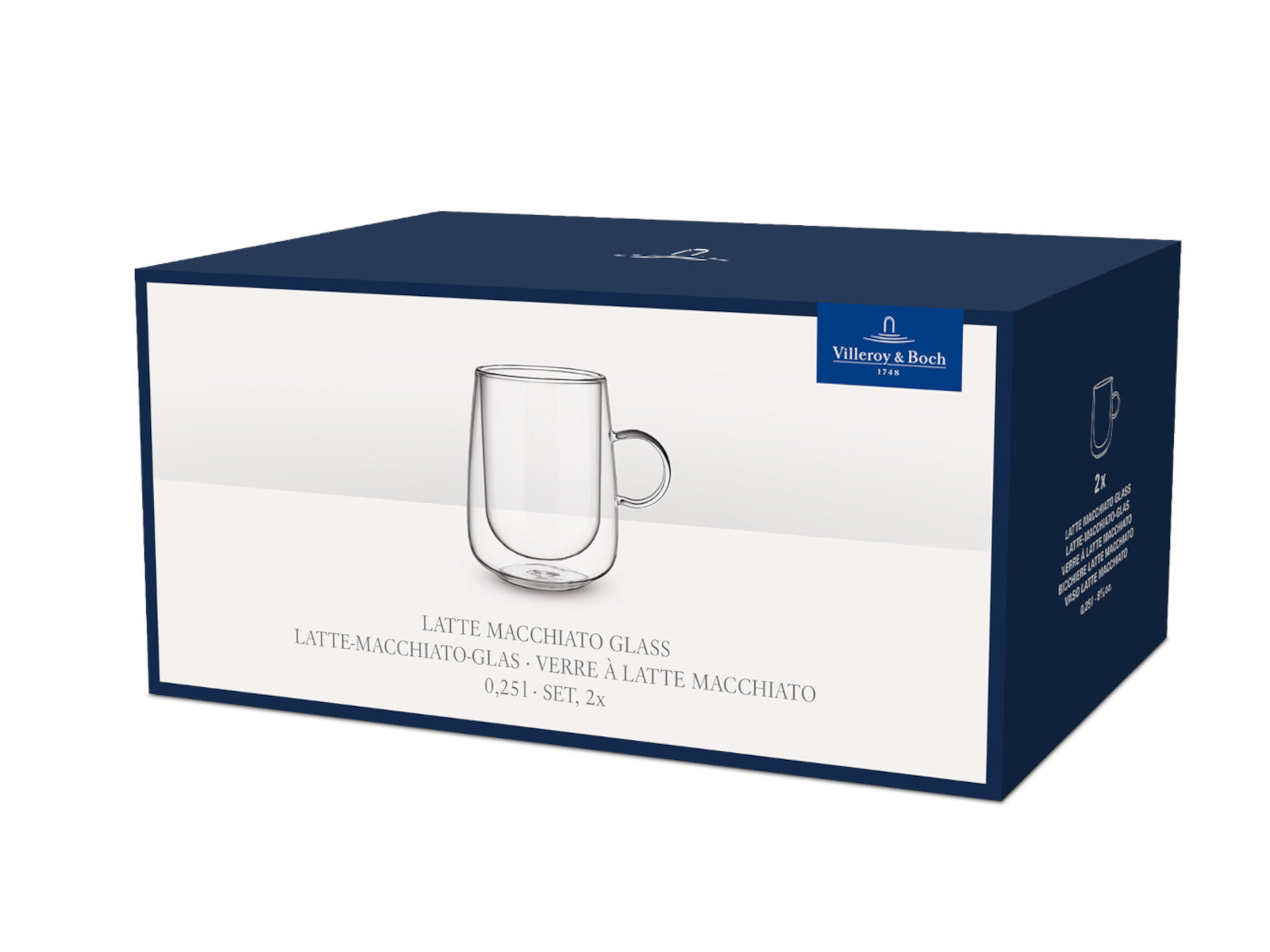 Villeroy & Boch Artesano Hot&Cold Beverages Latte-Glas 0,25l Set 2tlg Freisteller 2