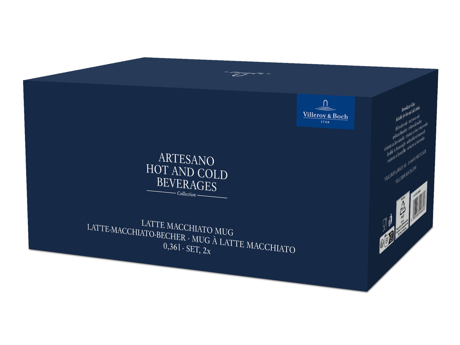 Villeroy & Boch Artesano Hot&Cold Beverages Latte-Becher 0,36l Set 2tlg Freisteller 3