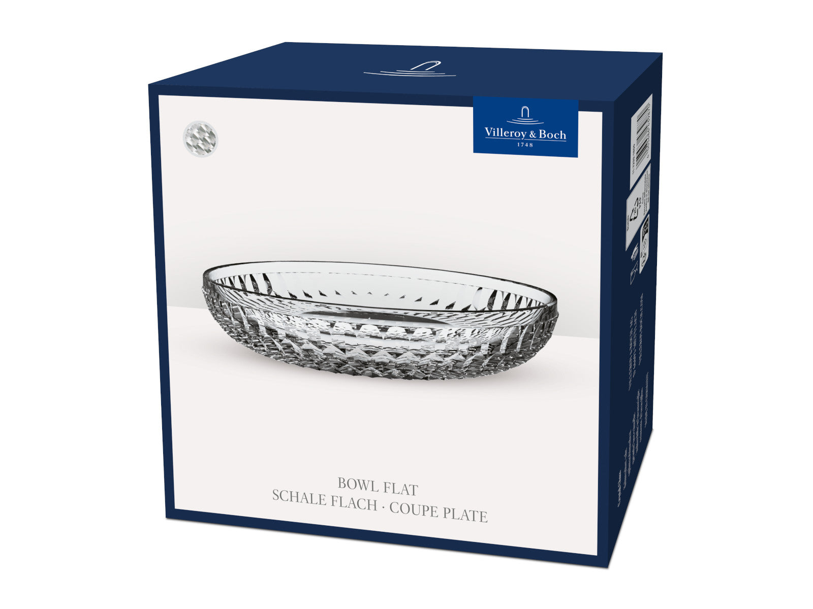 Villeroy & Boch Bosten Schale flach klar 24cm Freisteller 2