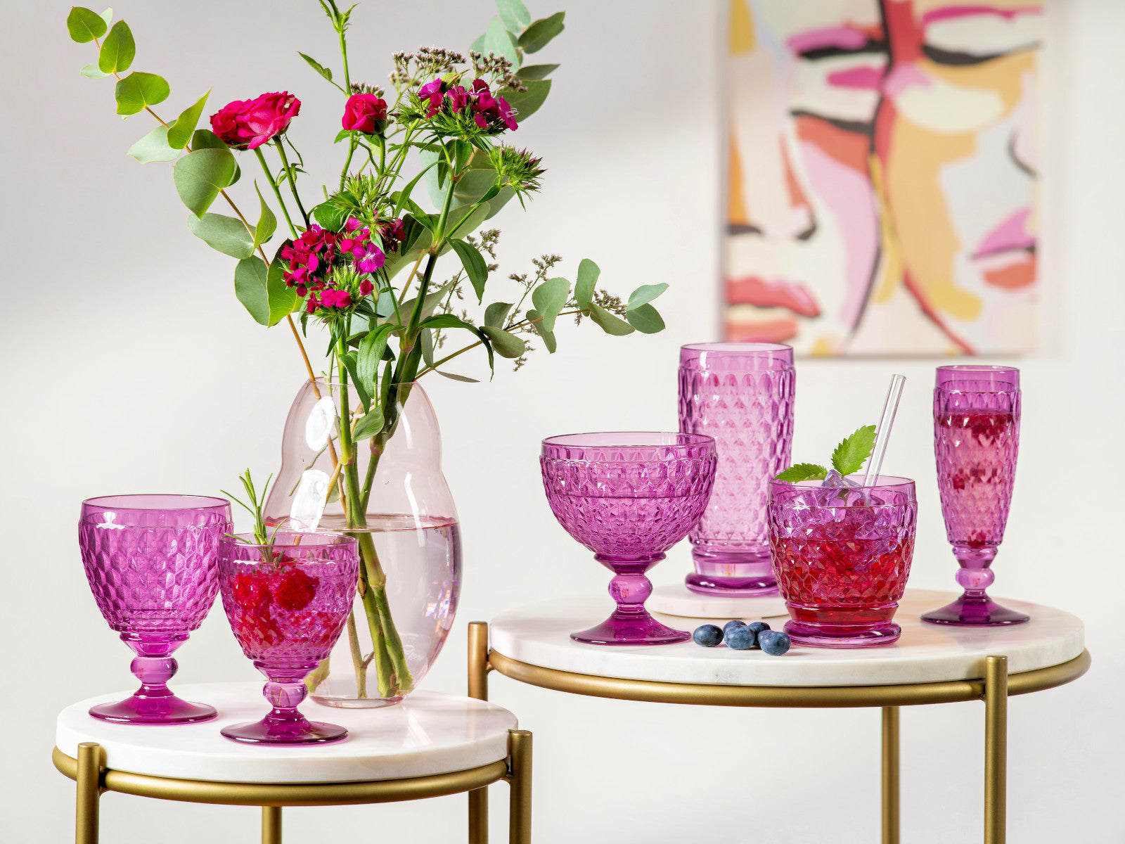 Villeroy & Boch Boston Berry Sektschale/ Dessertschale lila 0,25l Lifestyle 1