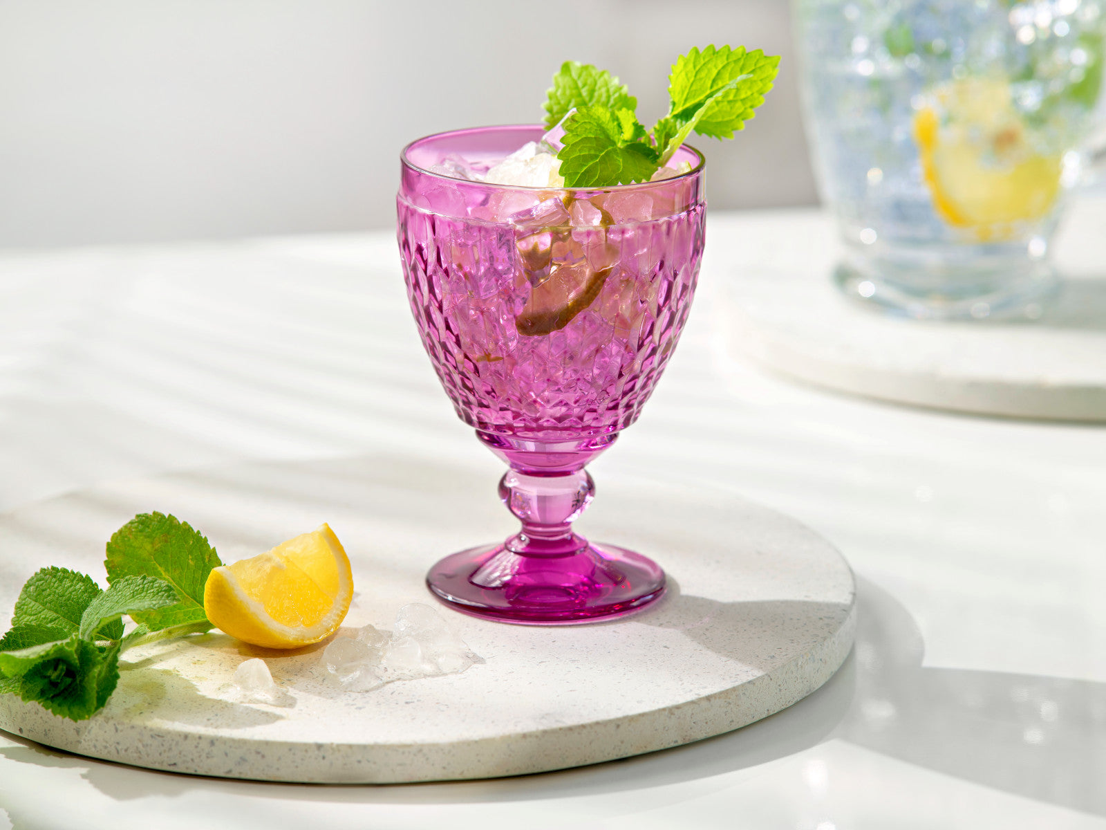 Villeroy & Boch Boston Berry Wasserglas lila 0,25l Lifestyle 1