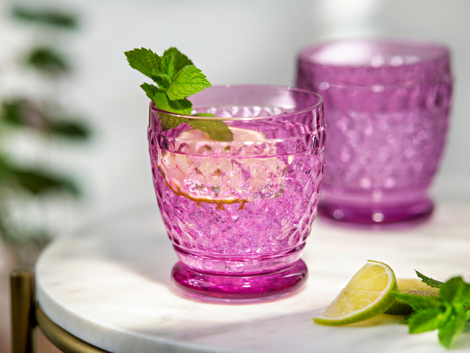 Villeroy & Boch Boston Berry Becher lila 0,2l Lifestyle 1