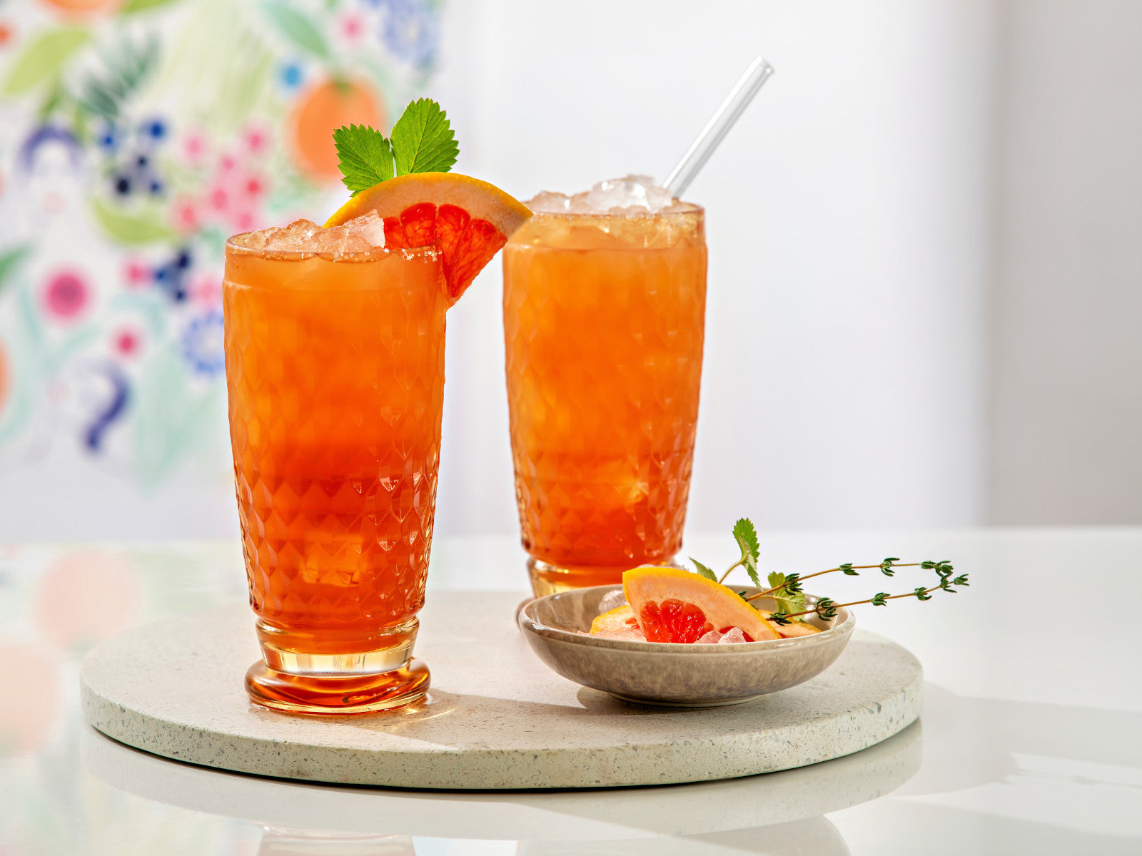 Villeroy & Boch Boston Saffron Longdrinkglas gelb 0,3l Lifestyle 1