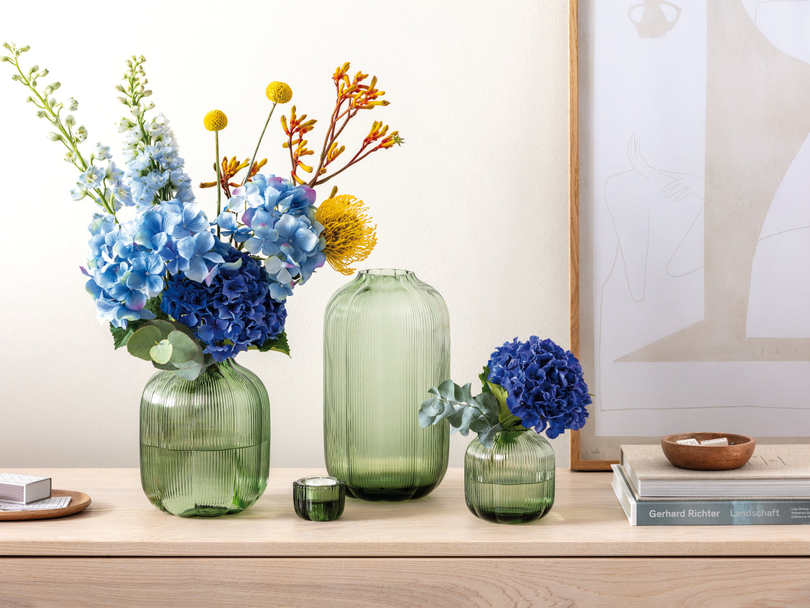 4003686440111 Villeroy & Boch Fleur vert Vase 28cm Lifstyle 2