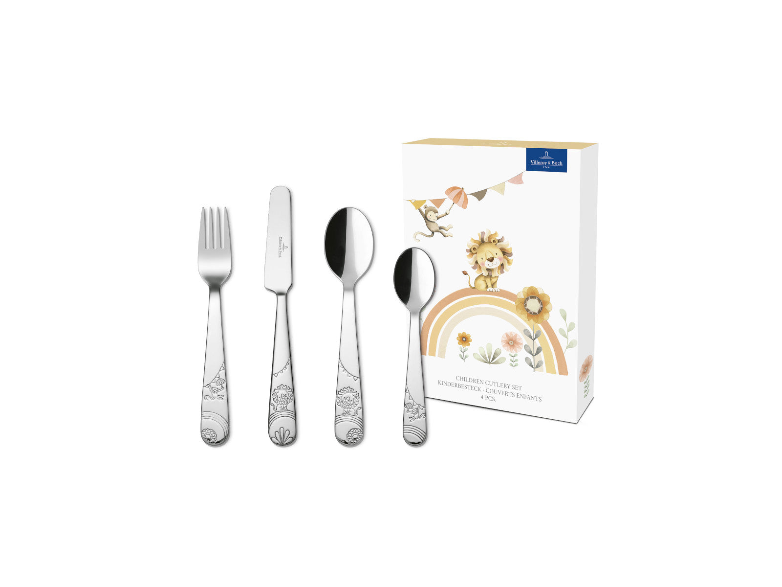 Villeroy & Boch Roar like a Lion Kinderbesteckset 4tlg Freisteller 3
