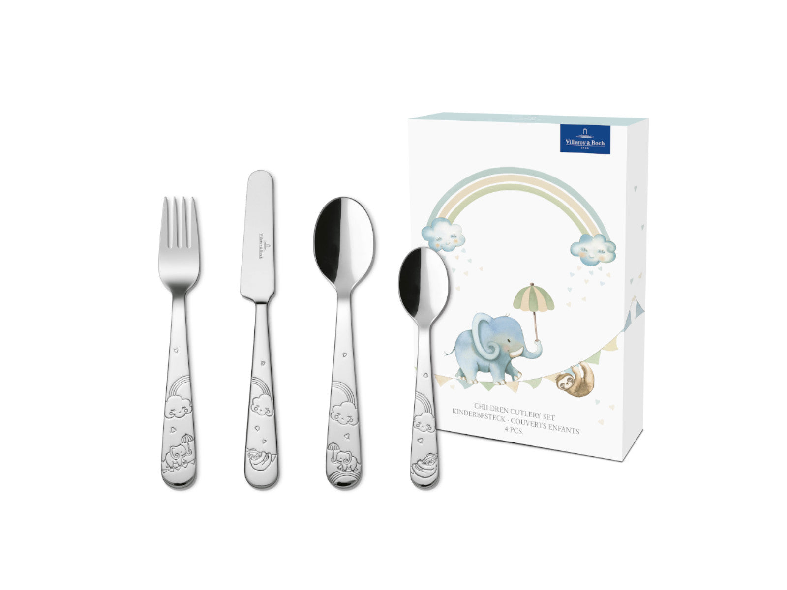 Villeroy & Boch Walk like an Elephant  Kinderbesteckset 4tlg Freisteller 1