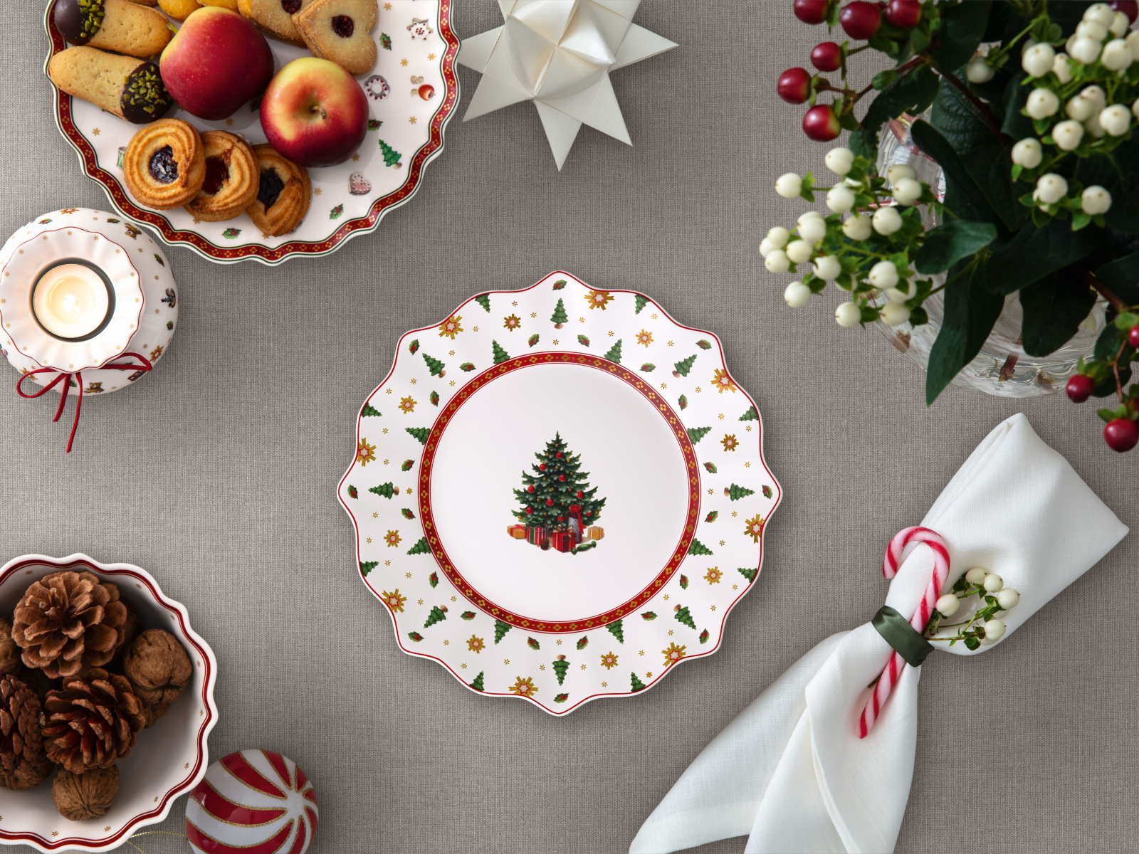 Villeroy & Boch Toy's Delight Dessertteller Bäume 24cm Lifestyle 1