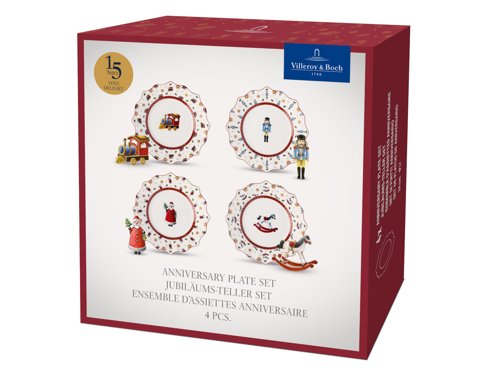 Villeroy & Boch Toy's Delight Jubiläums-Teller Set 4tlg Freisteller 2