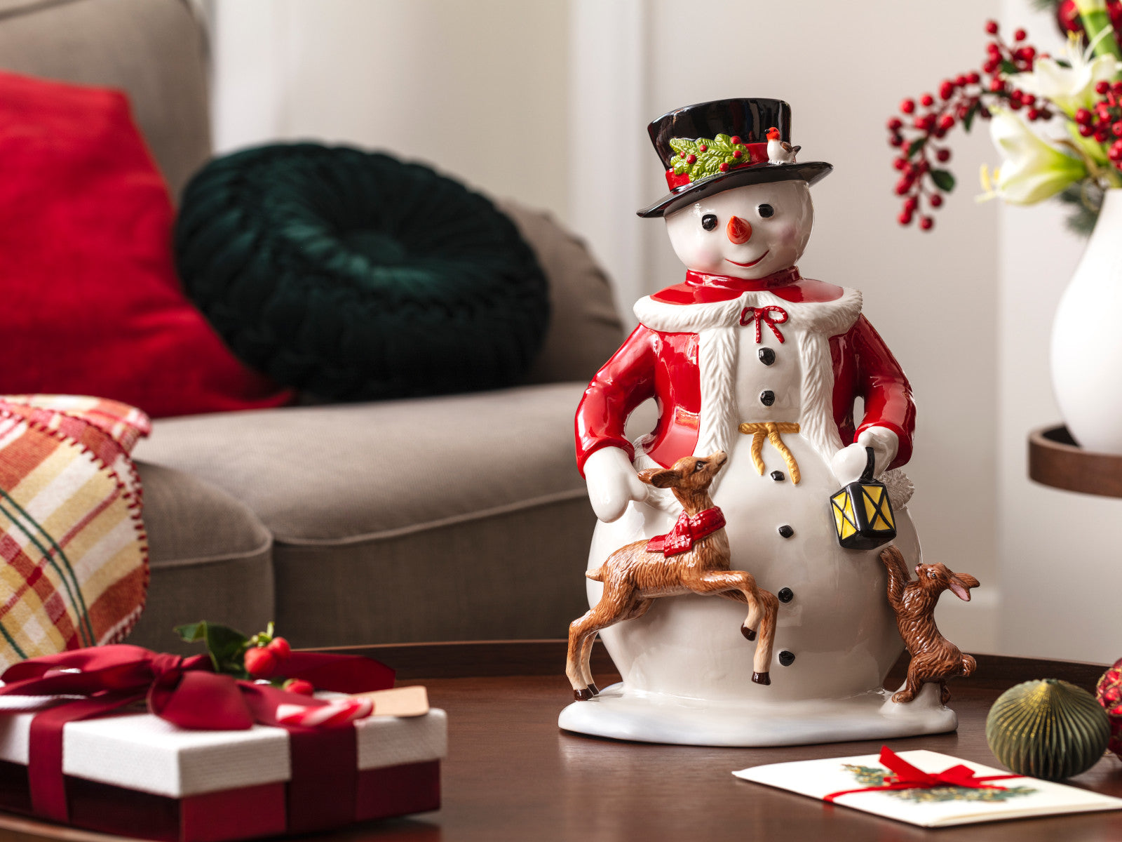 Villeroy & Boch Christmas Toys Memory Schneemann 24x23x36cm Lifestyle