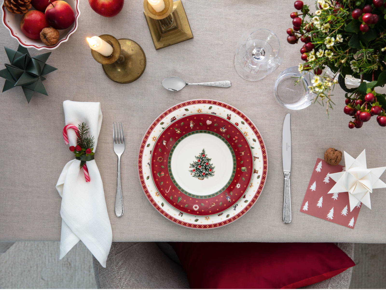 Toy's Delight Specials Frühstücks-/Dessertteller rot 21,5cm Set6 Lifestyle2