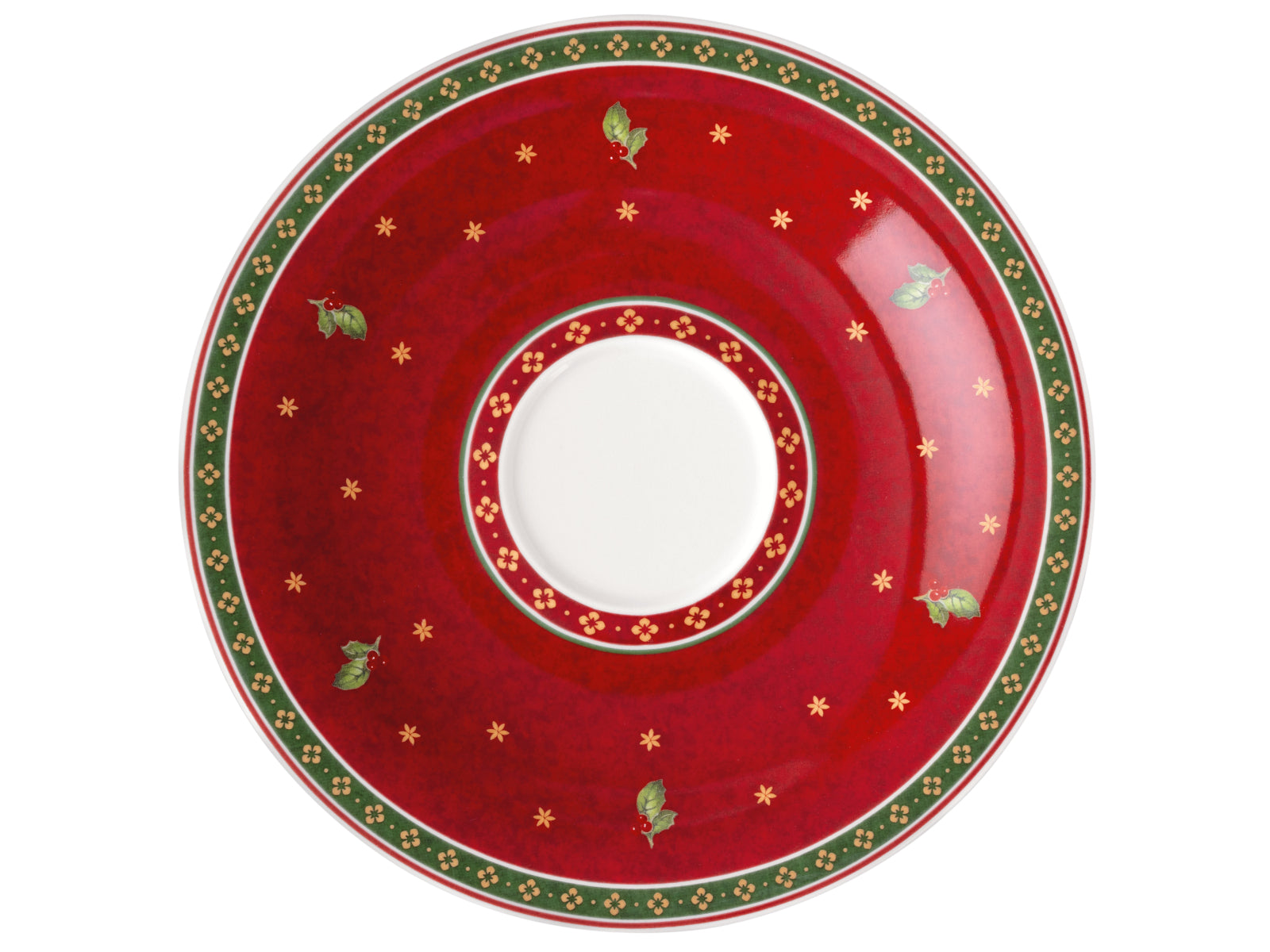 Villeroy & Boch Toy's Delight Specials Milchkaffee-Untertasse rot 19cm Freisteller 1