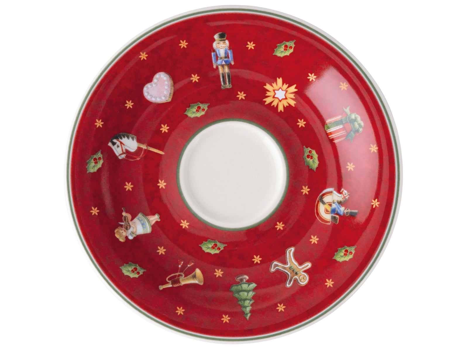 Villeroy & Boch Toy's Delight Specials Espresso-Untertasse rot 12cm Freisteller 1