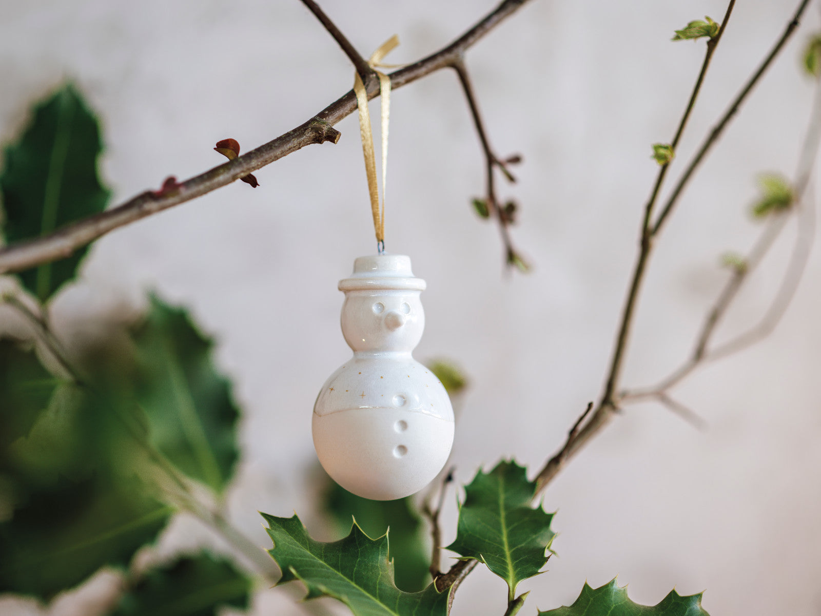 Villeroy & Boch Winter Glow Ornament Schneemann 8cm Lifestyle