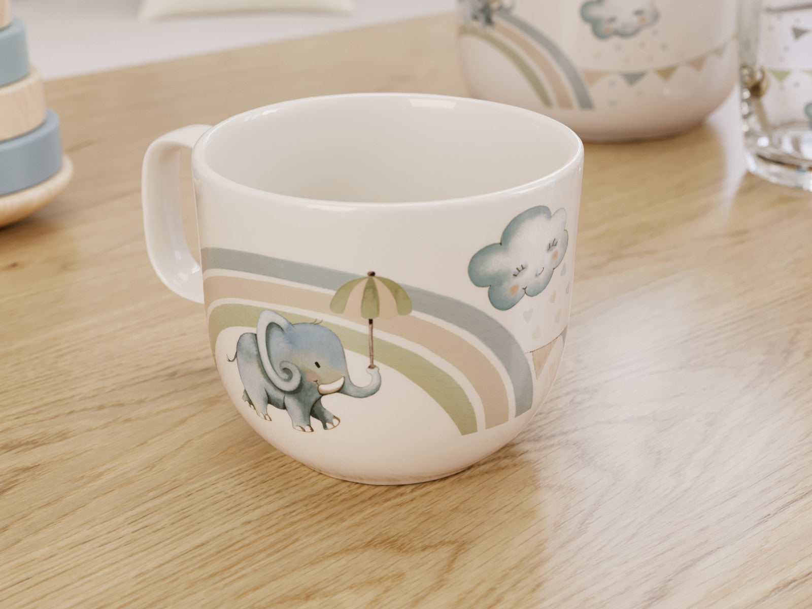 Villeroy & Boch Walk like an Elephant Kinderbecher mit Henkel klein 0,17l Lifestyle 1