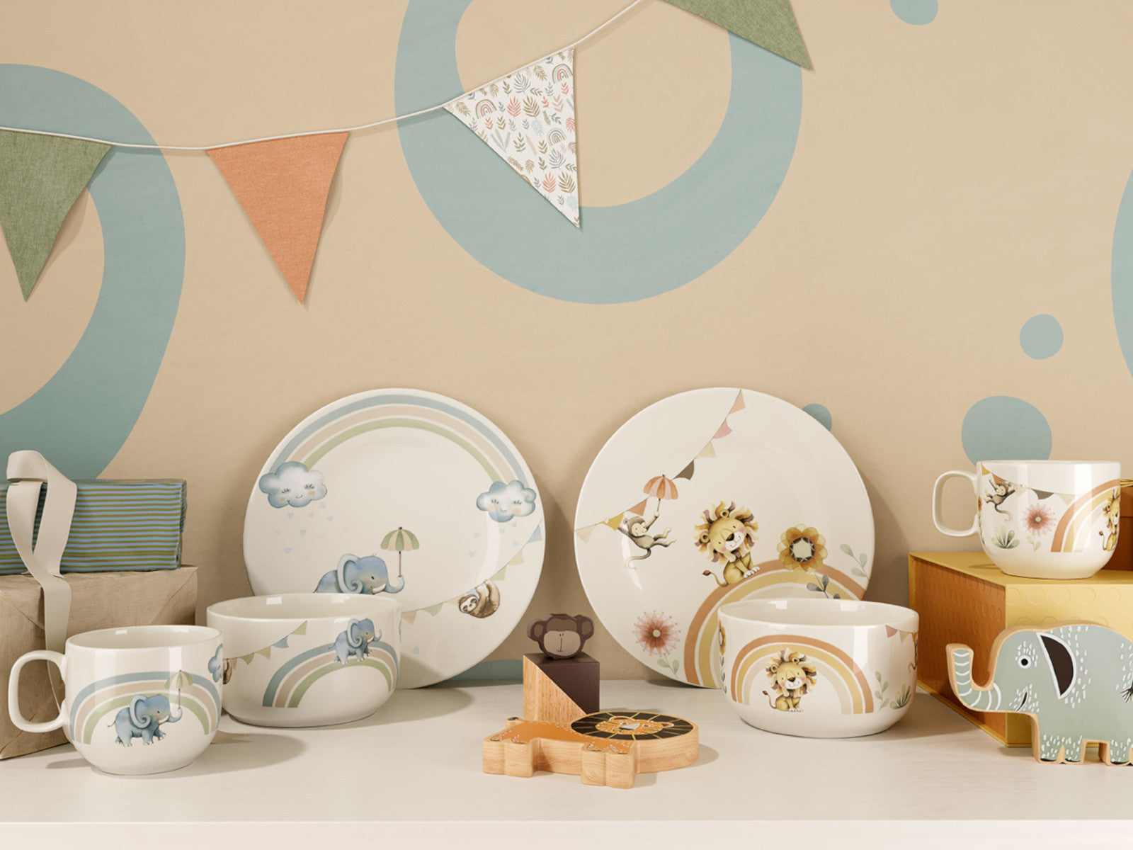 Villeroy & Boch Walk like an Elephant Kindergeschirrset 7tlg Lifestyle 