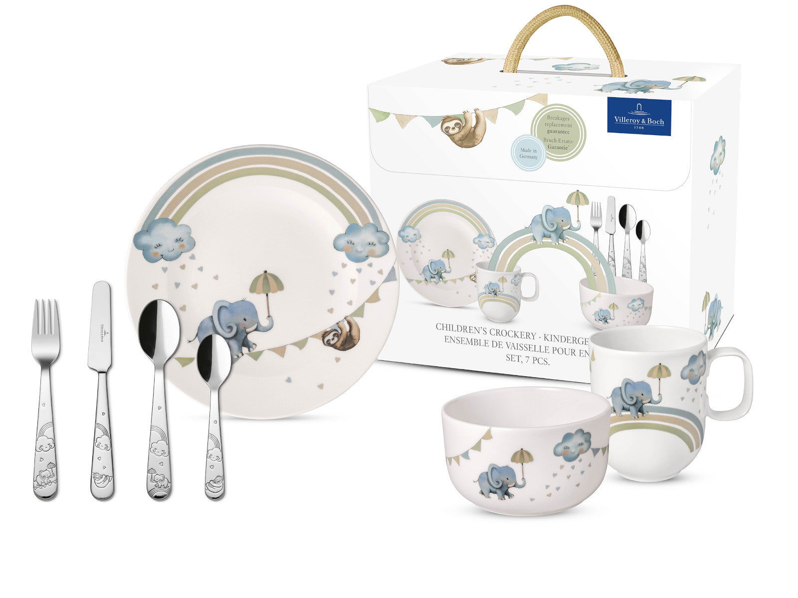 Villeroy & Boch Walk like an Elephant Kindergeschirrset 7tlg Freisteller 1
