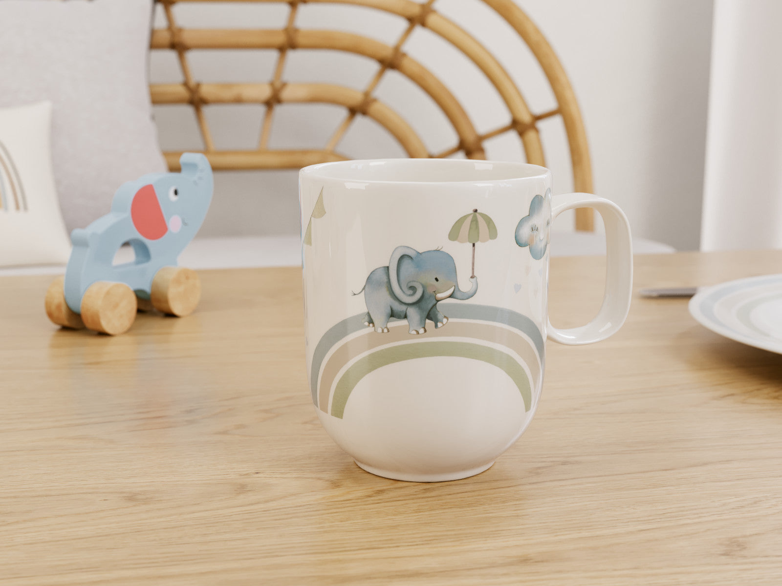 Villeroy & Boch Walk like an Elephant Kinderbecher mit Henkel groß 0,28l Lifestyle 1