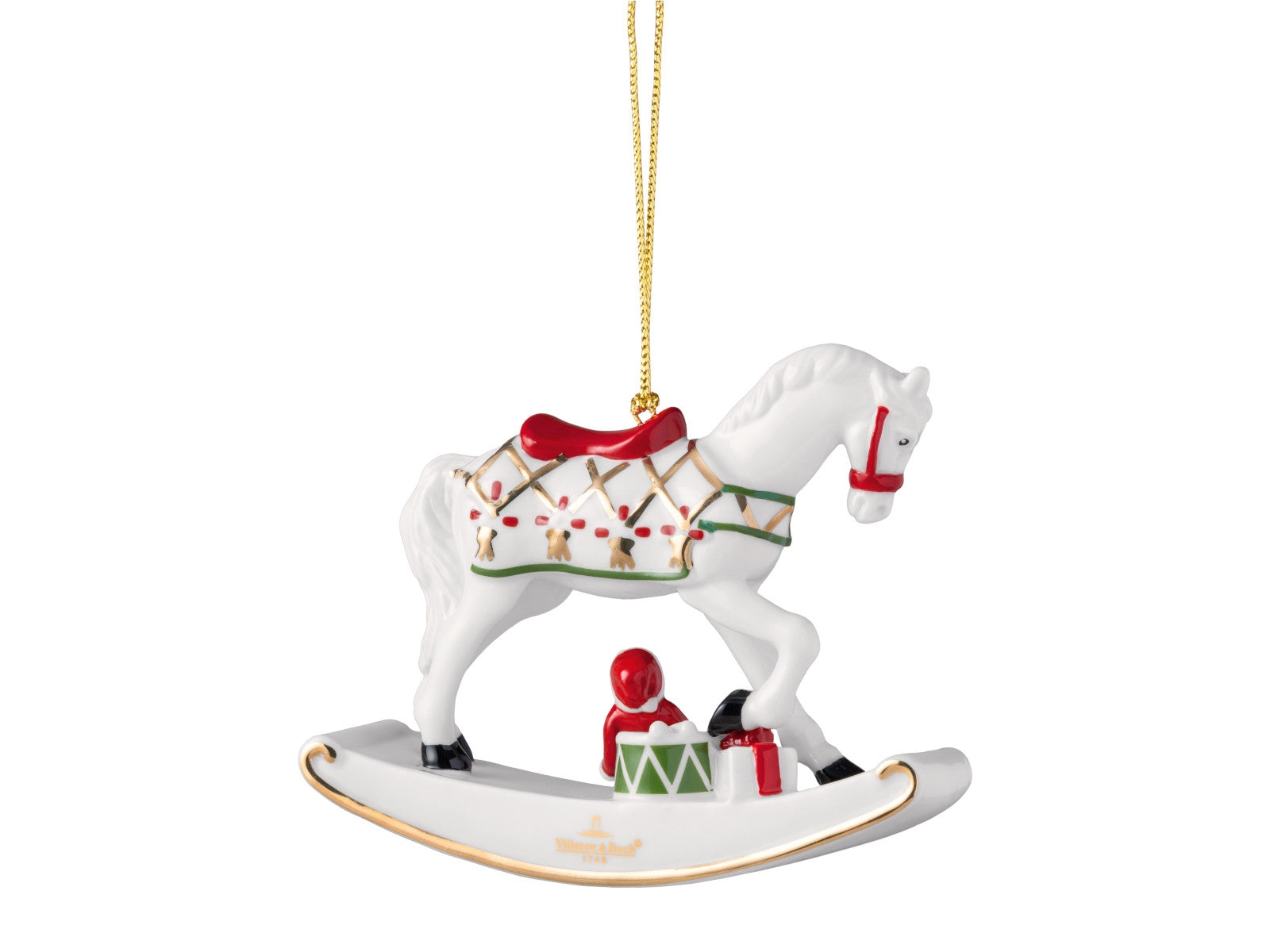 Villeroy & Boch Christmas Classics Ornament Schaukelpferd 9cm Freisteller3