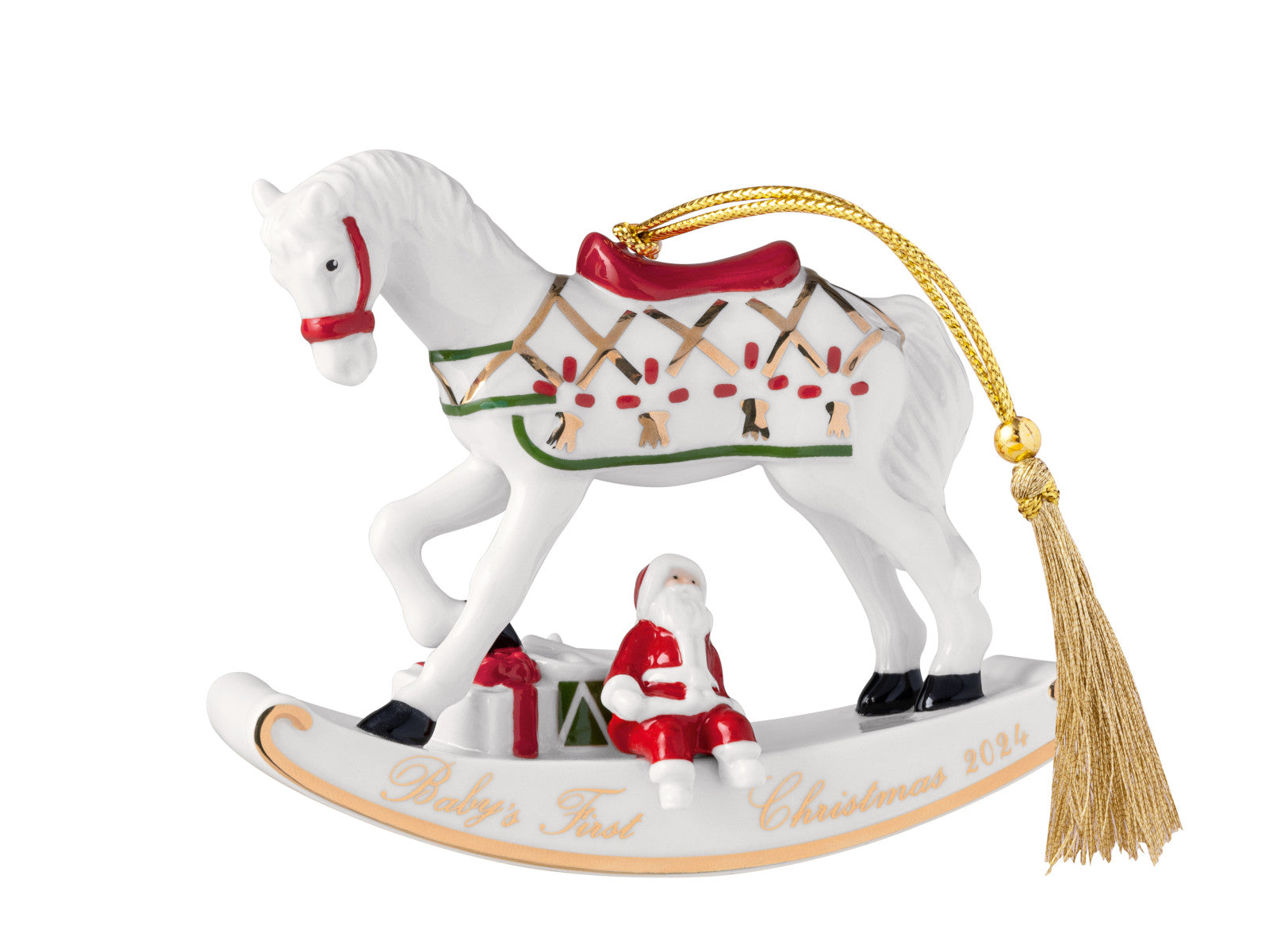 Villeroy & Boch Christmas Classics Ornament Schaukelpferd 9cm Freisteller1