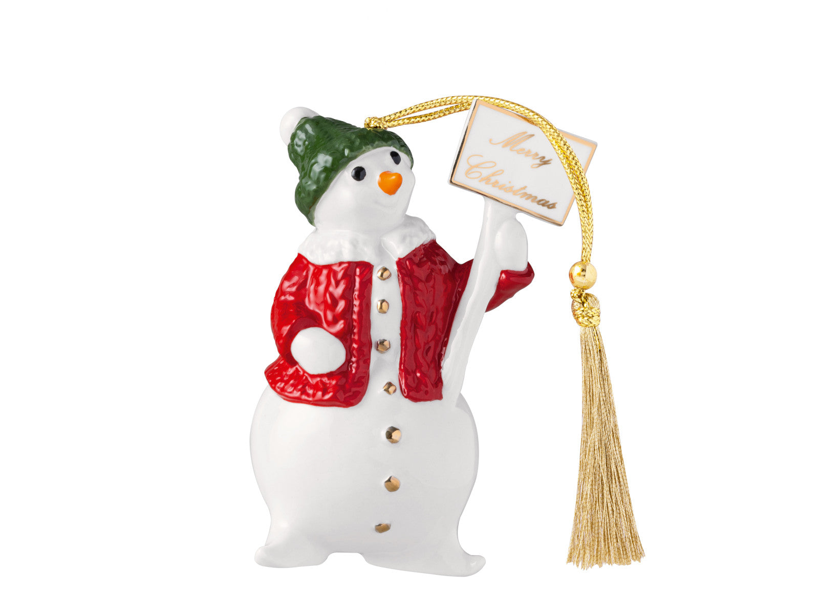 Villeroy & Boch Christmas Classics Ornament Schneemann 9,5cm Freisteller1