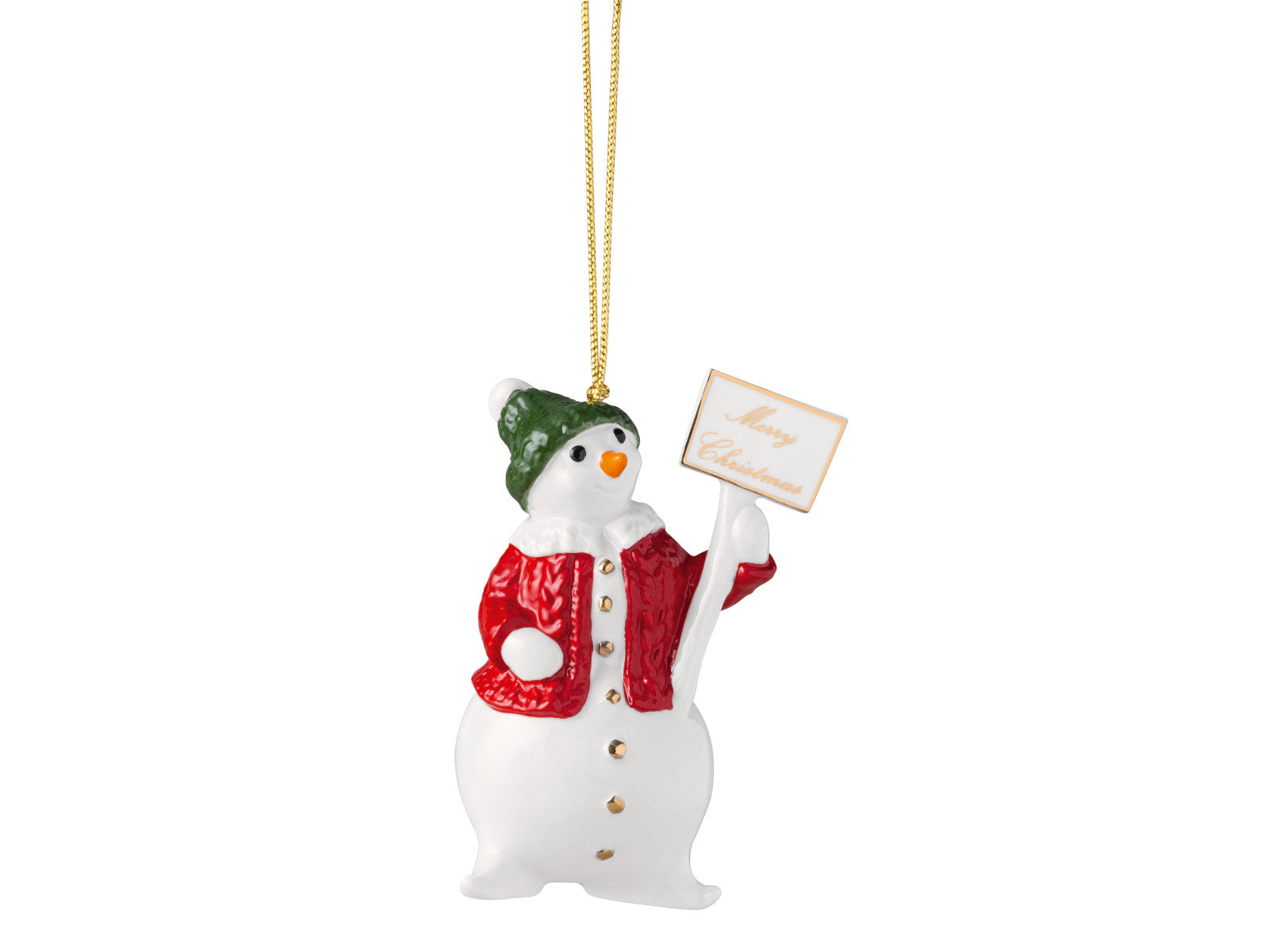 Villeroy & Boch Christmas Classics Ornament Schneemann 9,5cm Freisteller2