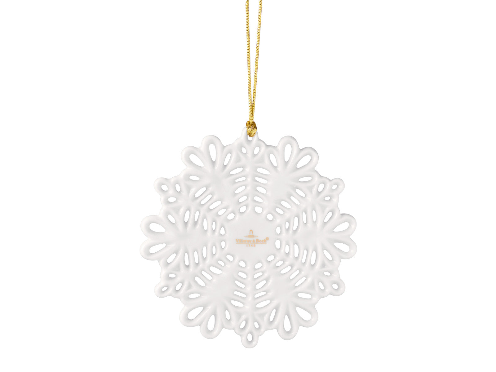 Villeroy & Boch Christmas Classics Ornament Schneeflocke 10cm Freisteller3