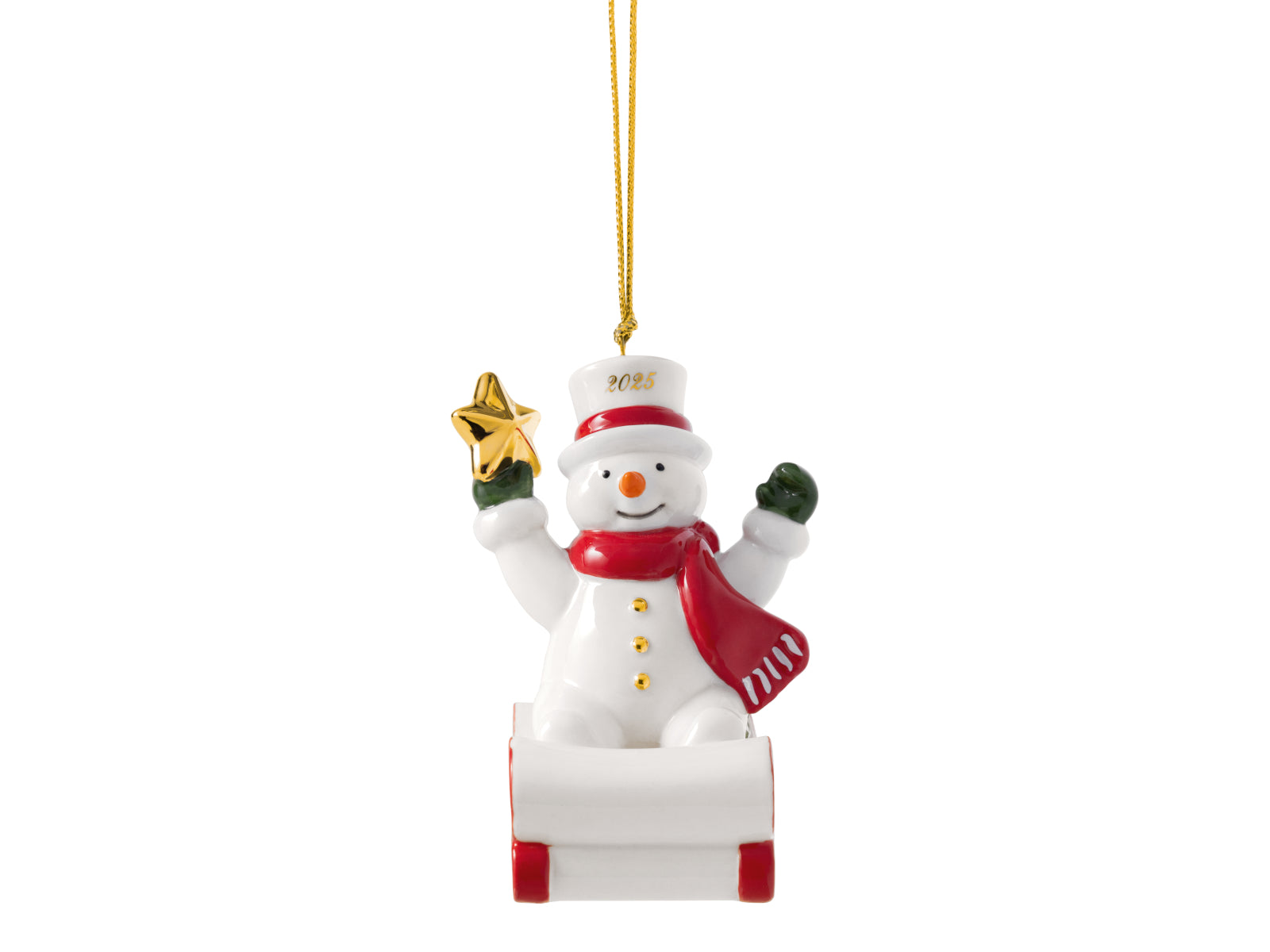 Villeroy & Boch Christmas Classics Ornament Schneemann 2025 Freisteller 1