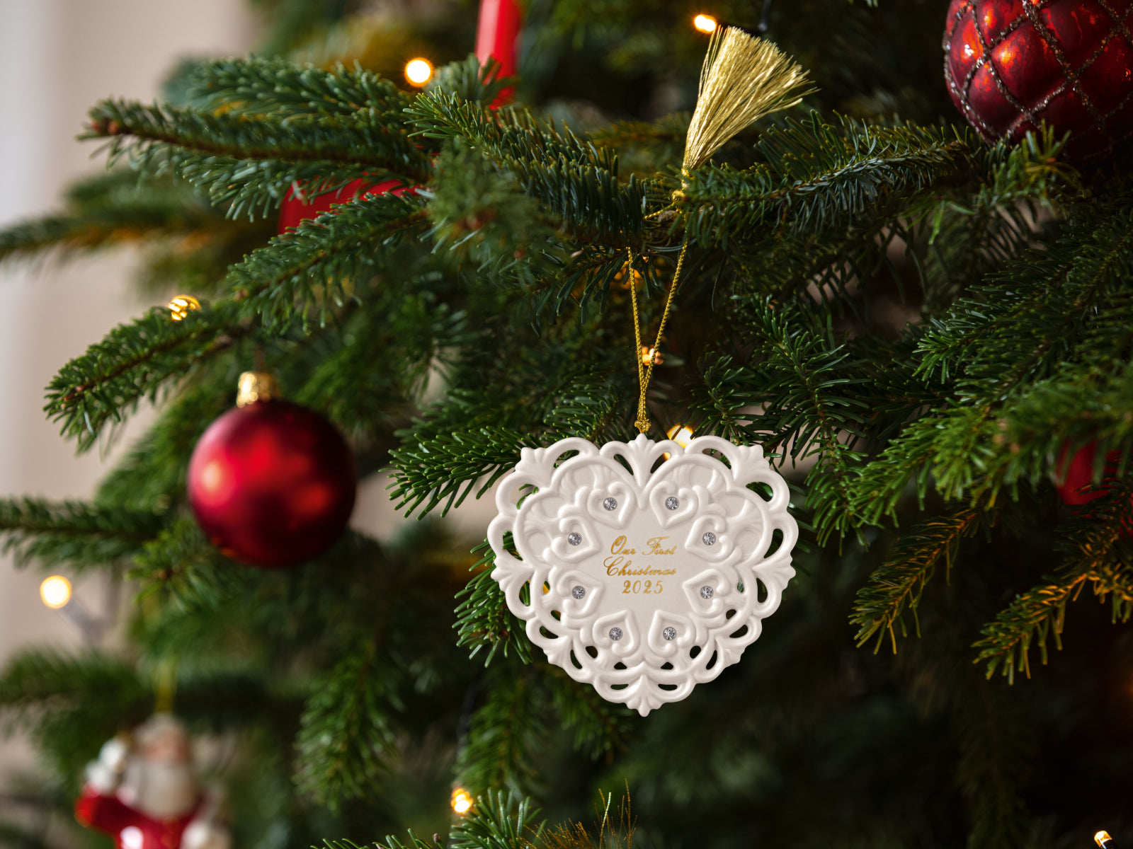 Villeroy & Boch Christmas Classics Ornament Herz 2025 Lifestyle 2