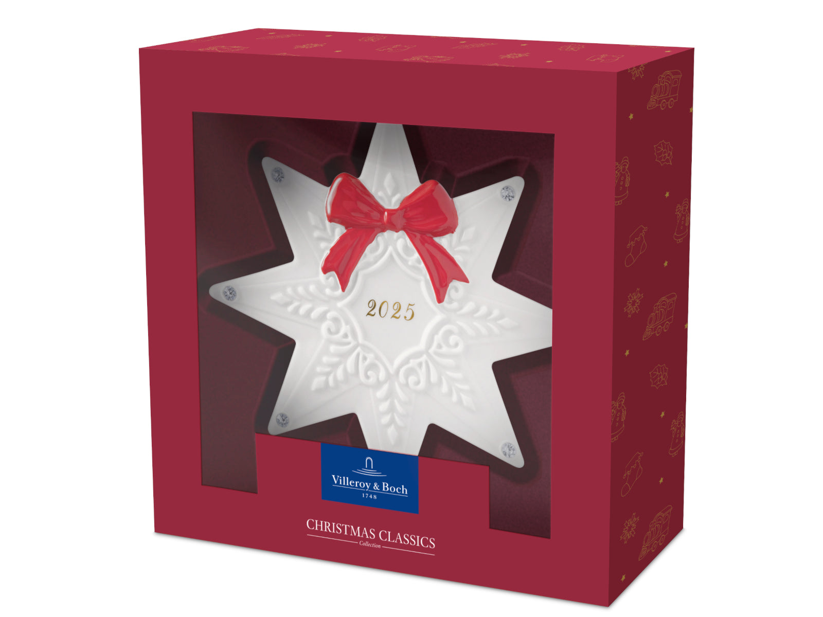 Villeroy & Boch Christmas Classics Ornament Stern 2025 Freisteller 3