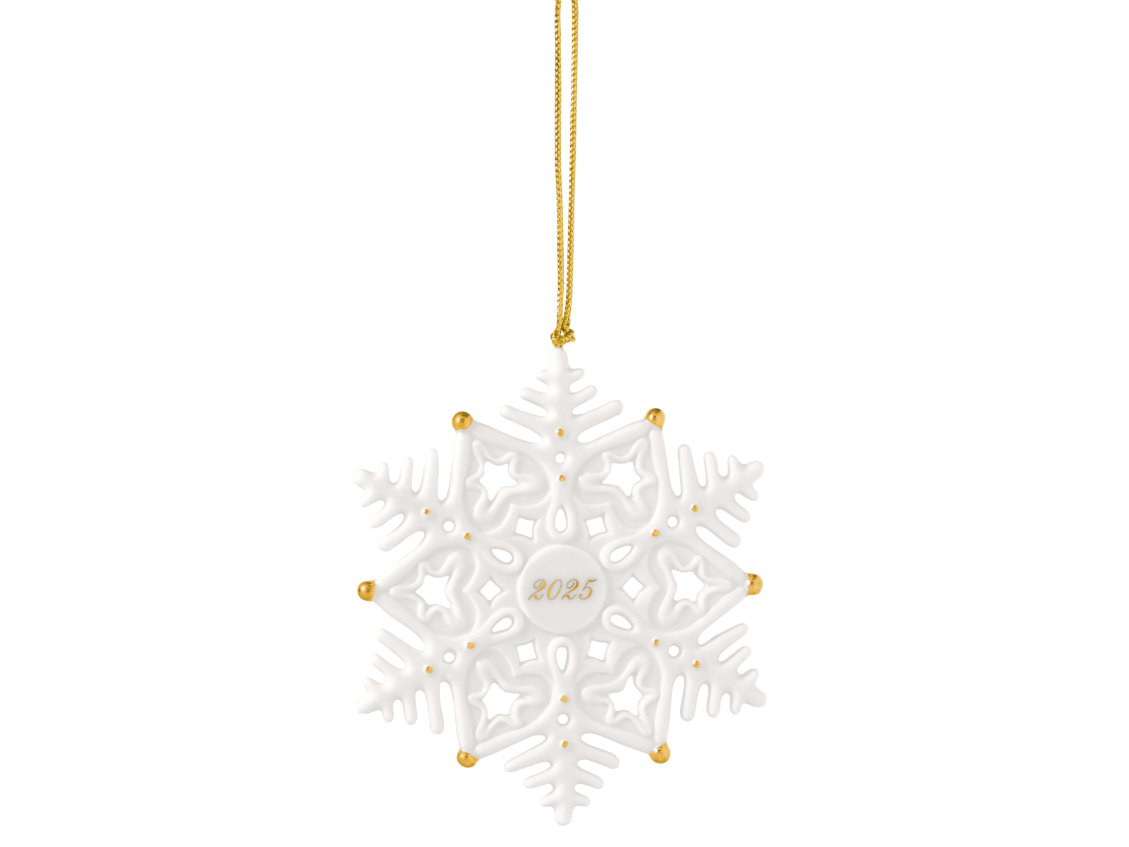 Villeroy & Boch Christmas Classics Ornament Schneeflocke 2025 Freisteller 1